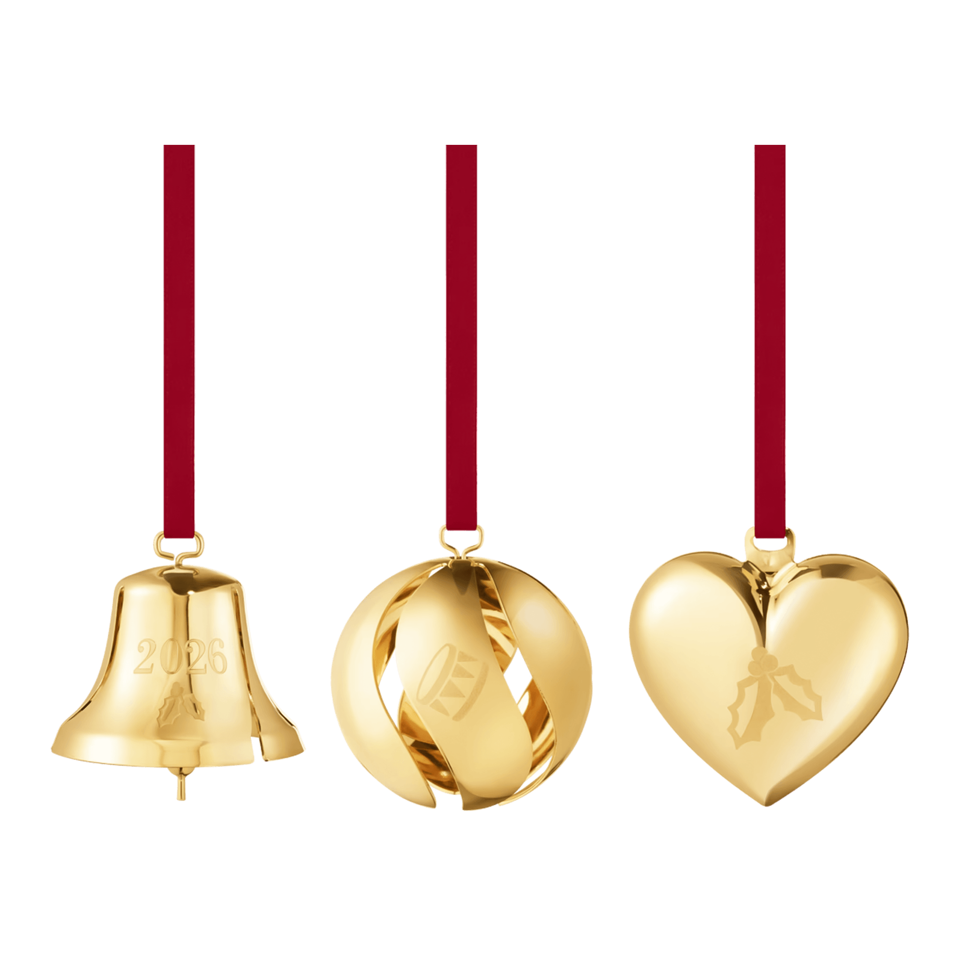 Georg Jensen Weihnachtsschmuckset 2026 Gold