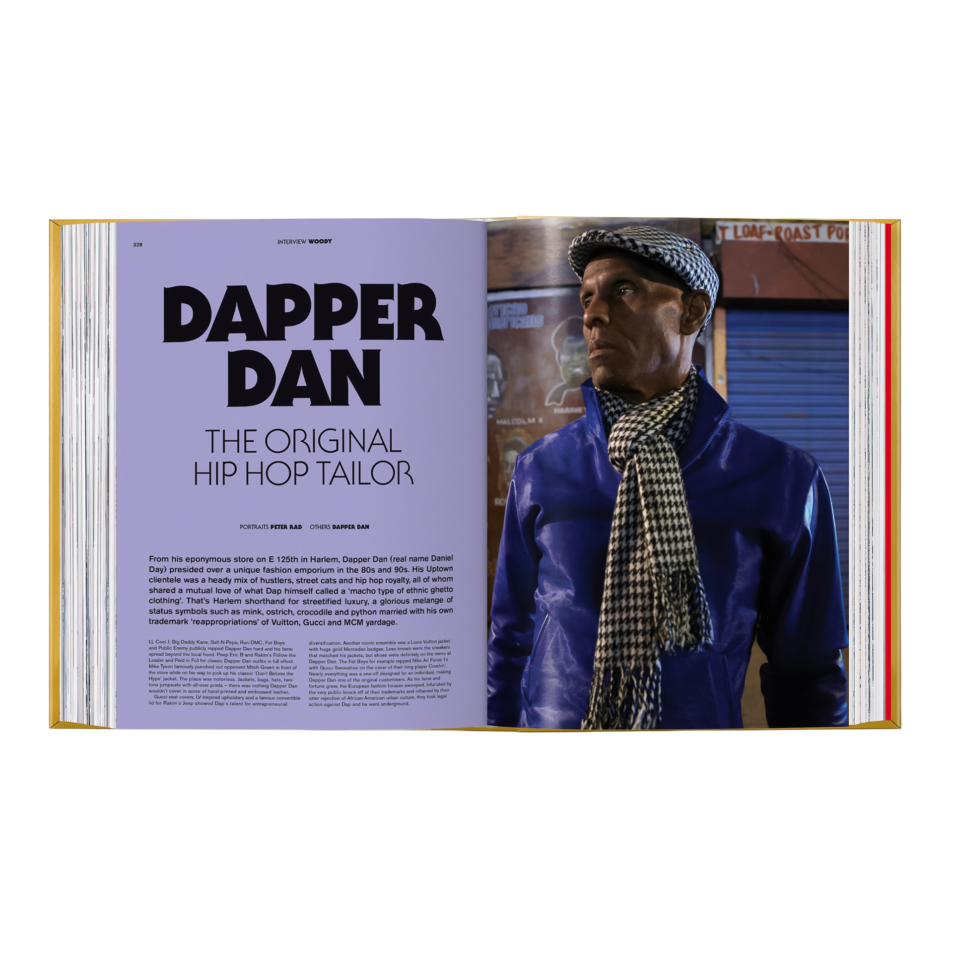 Coffee Table Book Sneaker Freaker. The Ultimate Sneaker Book, hiphop, fashion, schal, blauer mantel, magazin-spread