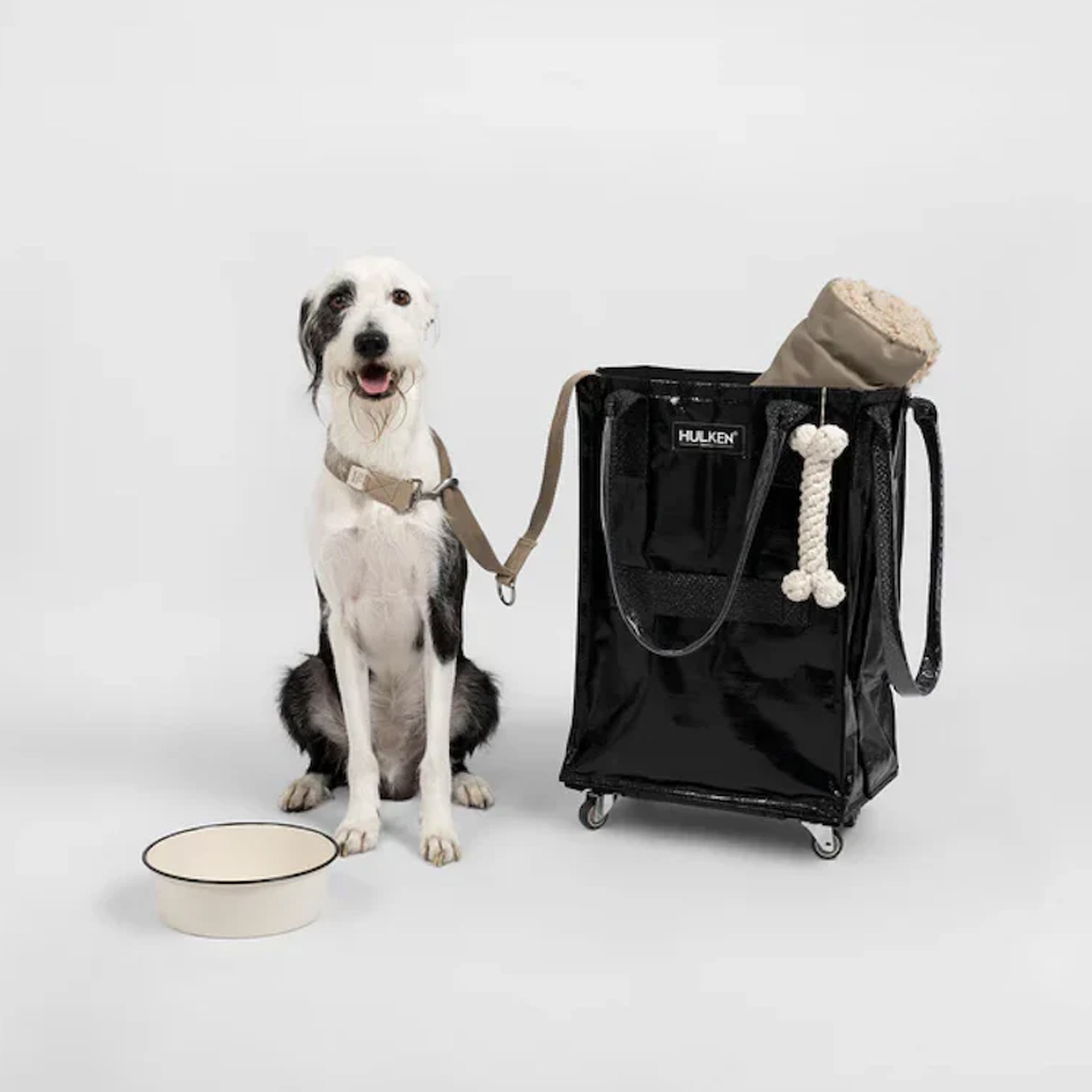 Hulken Original Rolling Tote Bag Quick Schleps Klein Schwarz