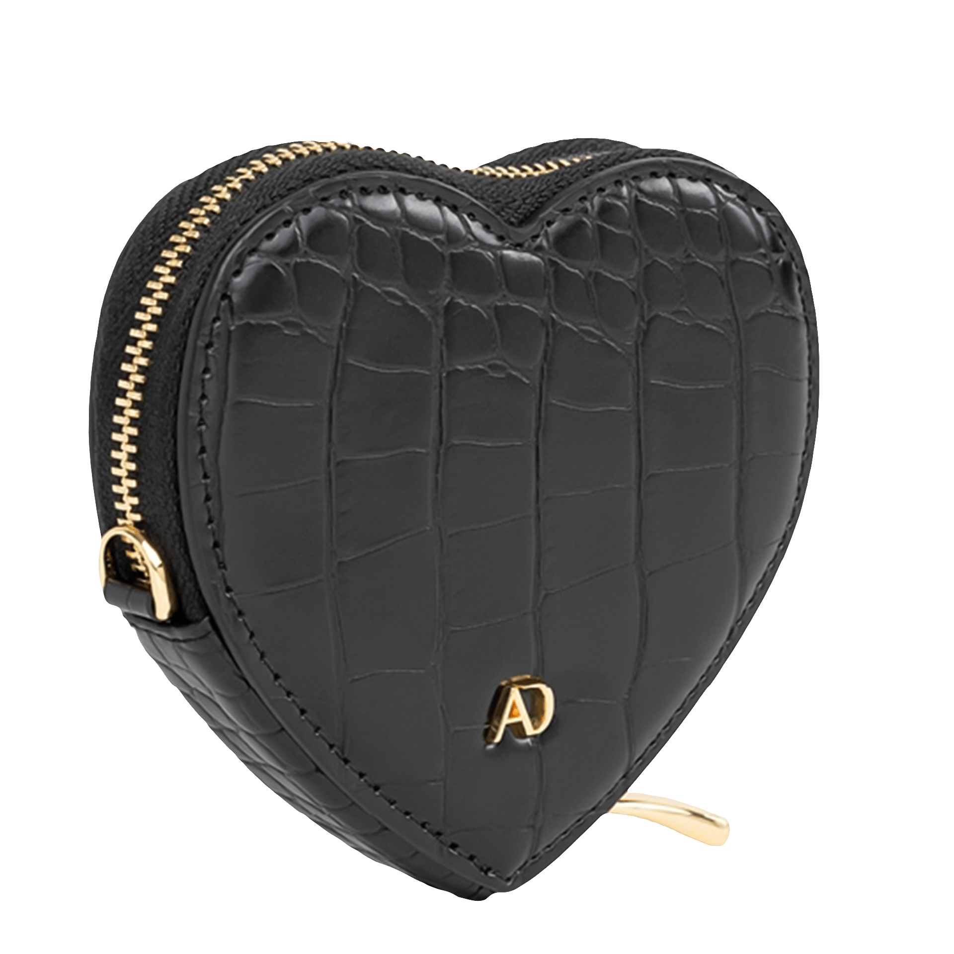 Any Di Heart Pocket croco black