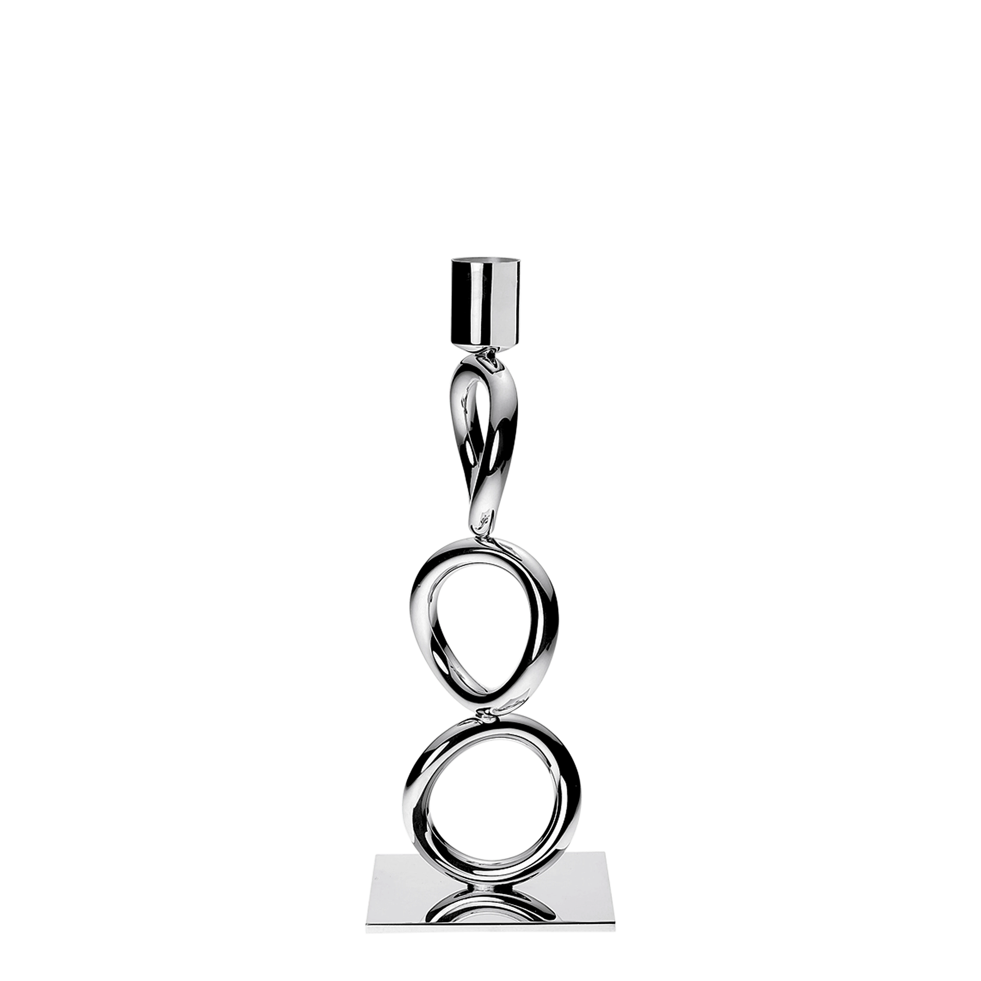 Candlestick Three-Ring silver-plated, Schmuck, Anhänger, Silber, Halter?, Skulptur?