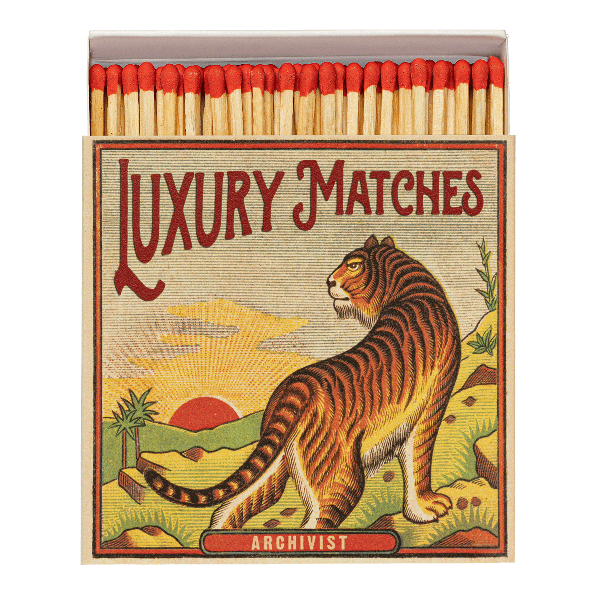 Archivist Streichhölzer Sunrise Tiger