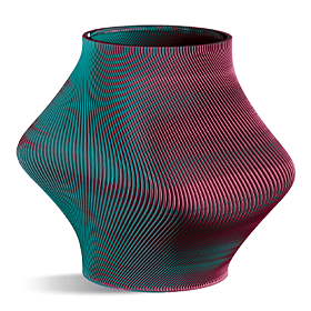 Sheyn Bloz Blend Vase Dragon Fruit