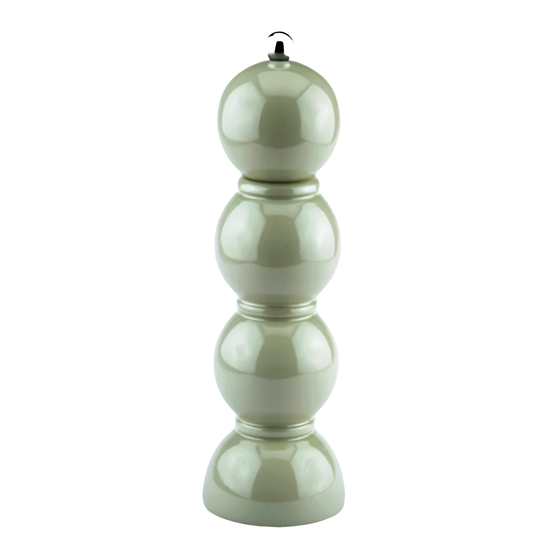 Salt- Pepper Mill sage green 24 cm, Pfeffermühle, Milchkännchen?, stapelbare Kugeln, Grün, Küchenzubehör