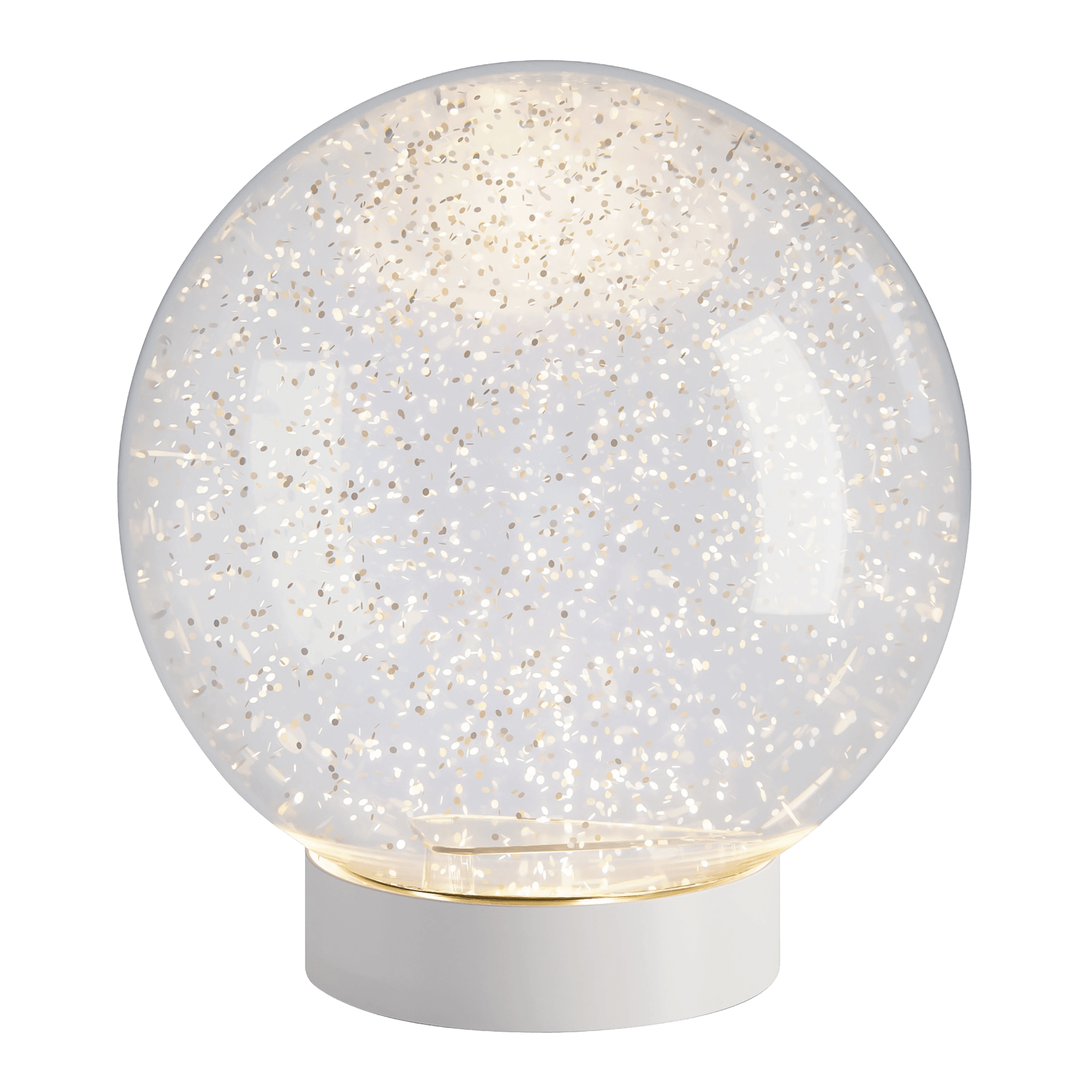 Sompex LED Dekolampe GLAMOR BAUBLE weiß 18 cm