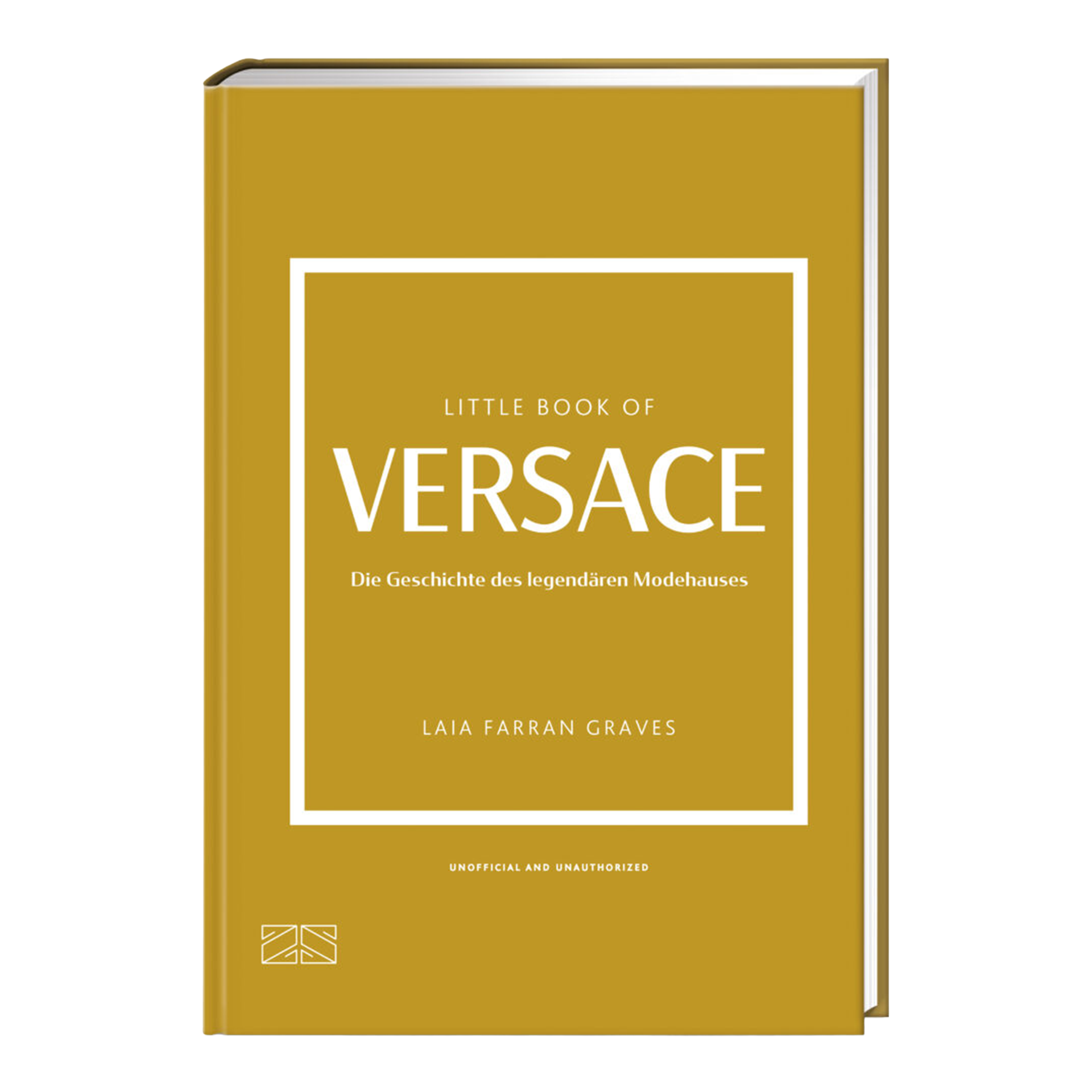 Coffee Table Book Little Book of Versage, Buch, Cover, Gelb, Versace Ornament, Hardcover