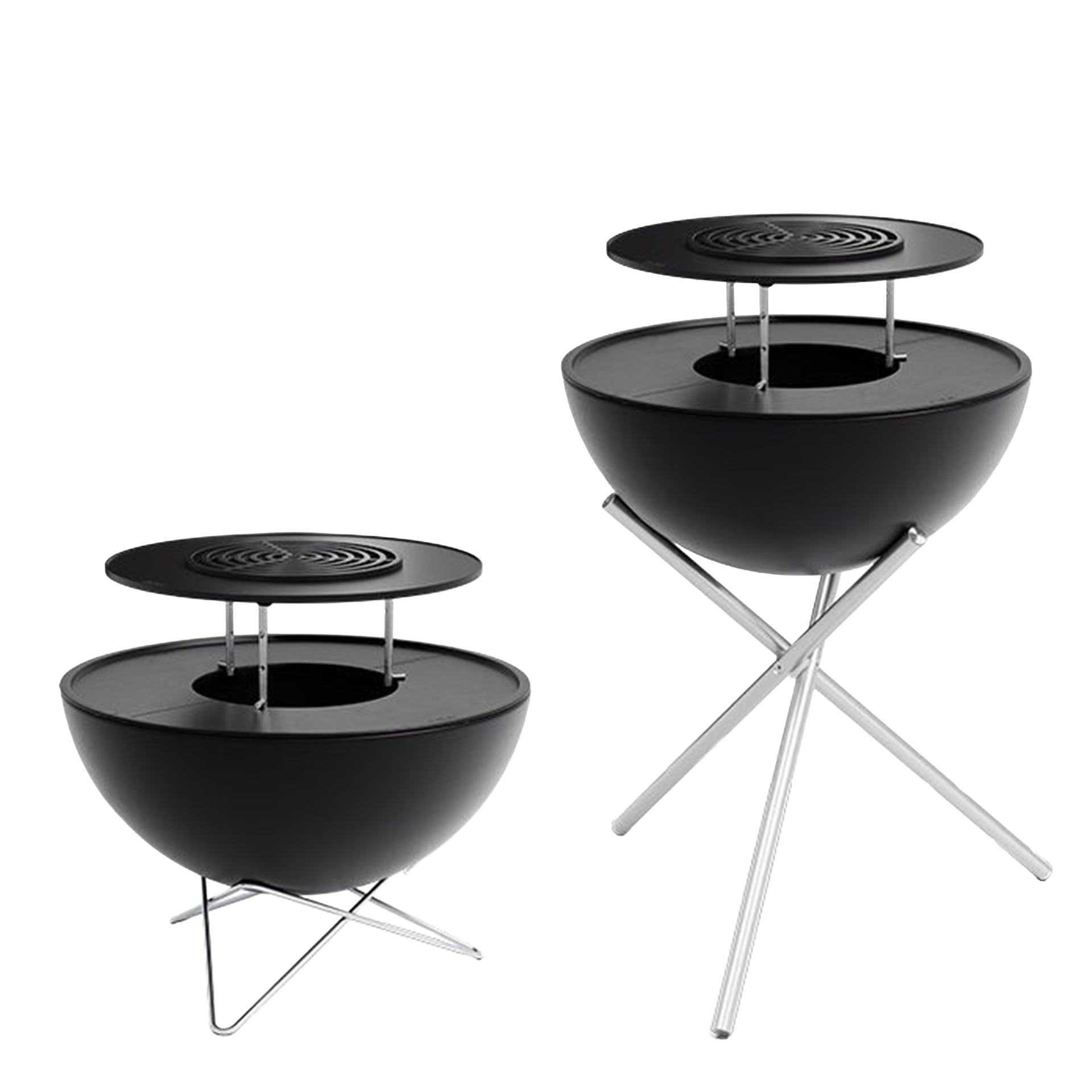 Sear Grate 70, feuerstelle, feuerkorb, kaminkorb, ständer, schwarz