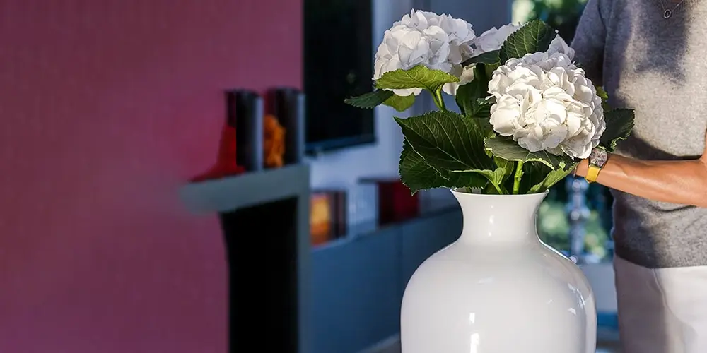 Welche Vase für große Blumen?