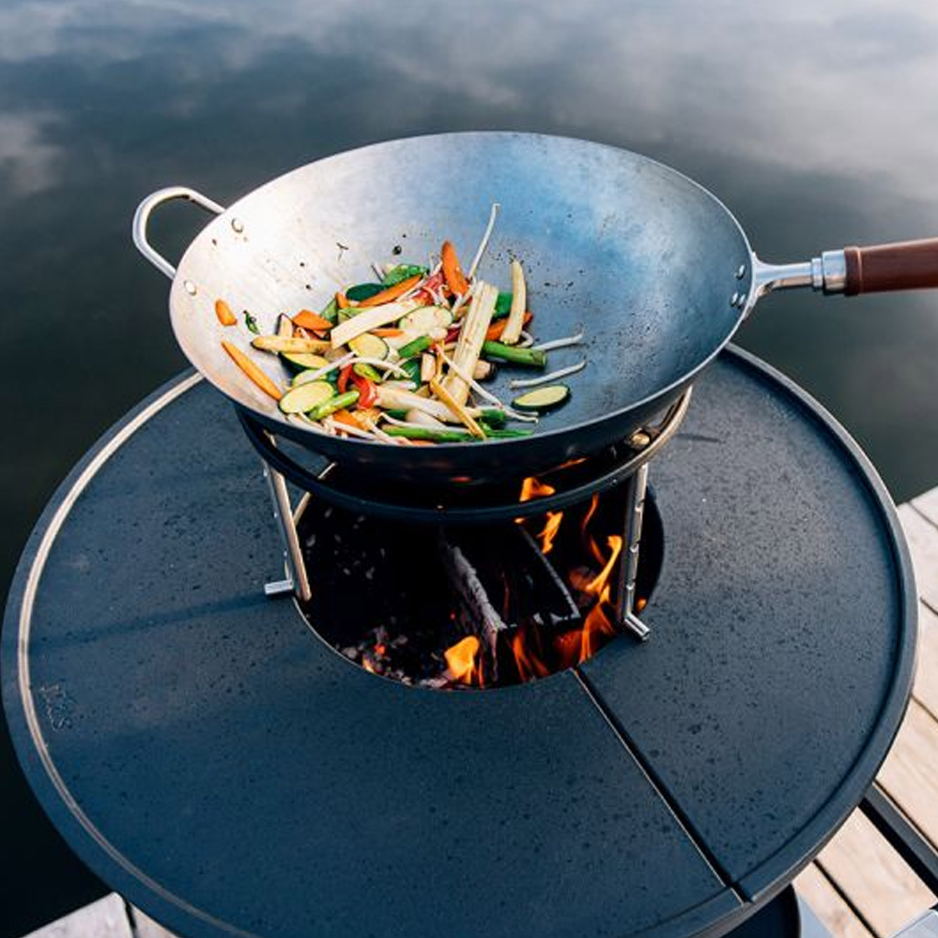 Sear Grate 70, Wok, Gemüsepfanne, Pfanne, Grillkoch, Kochgeschirr