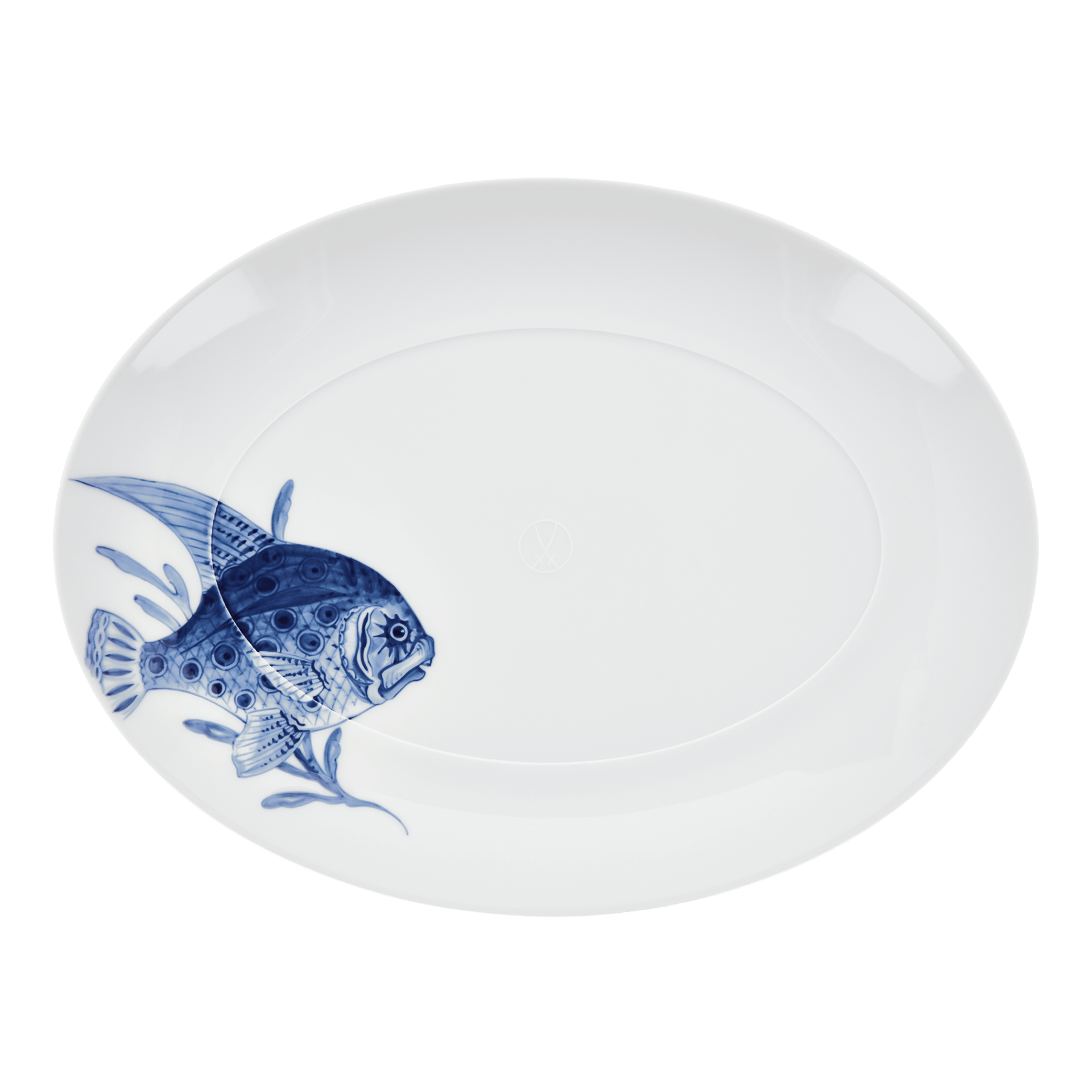 Meissen Cosmopolitan Blue Treasure Platte Fisch