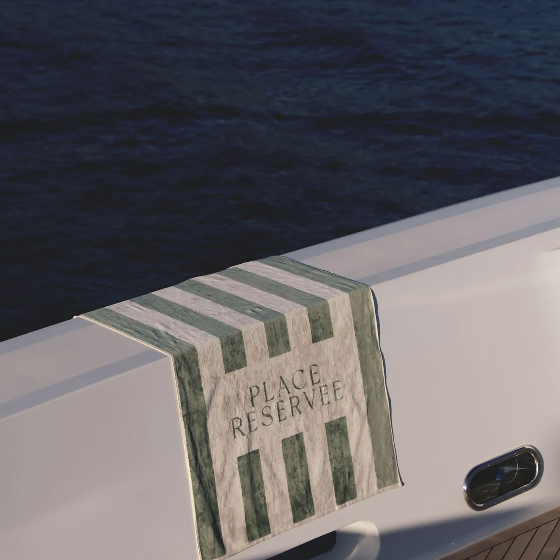 Place Reservee Strandhandtuch Petit CLASSIC Eucalyptus