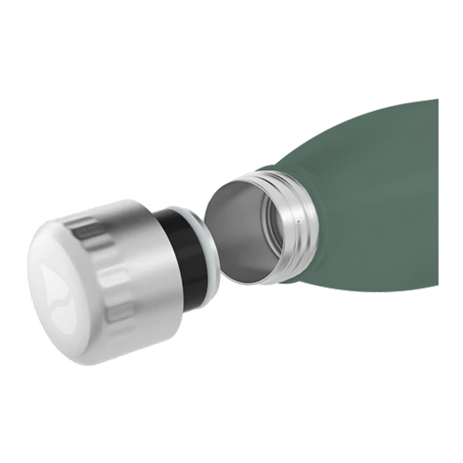 FLSK Trinkflache mit Becher Green 0.70 l