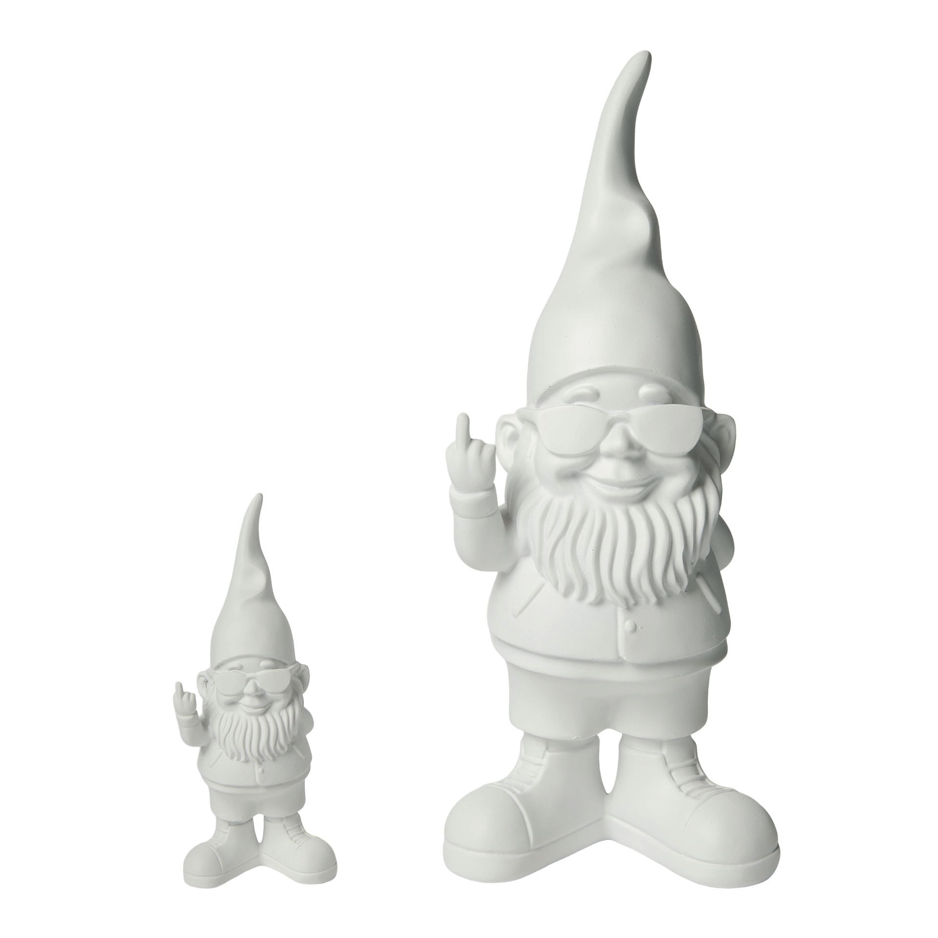 Gnome Bernado white 29 cm, Gnome, Figur, Stallner, Weiß, Skulptur