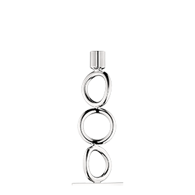 Christofle Vertigo Candlestick Three Rings