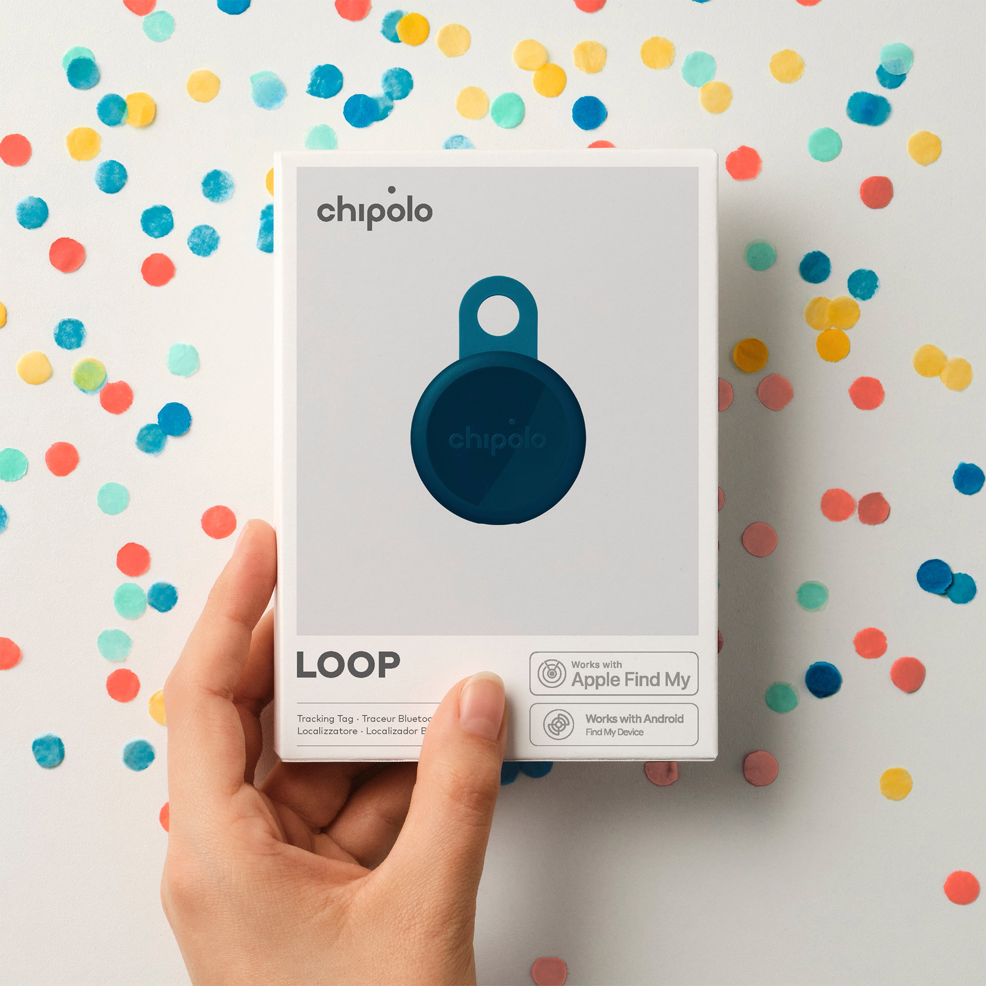 Bluetooth-Tracker Key Navy, ring, loop, bluetooth, tracker, Zubehör