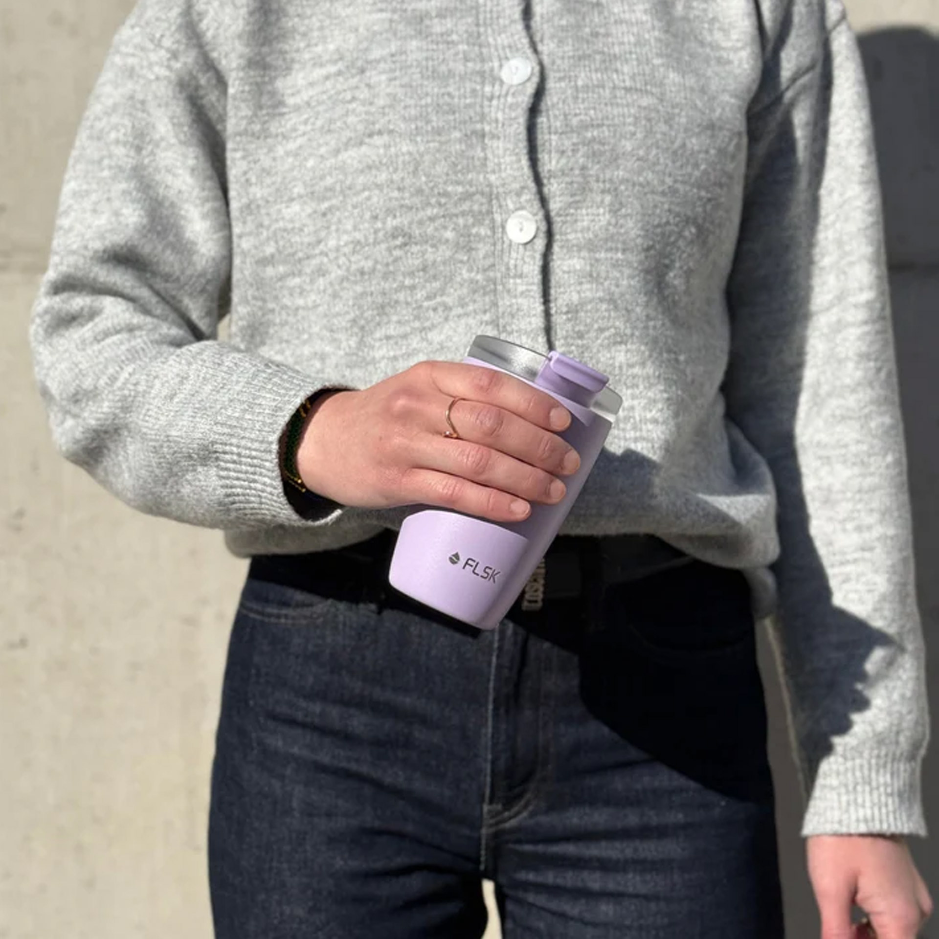 FLSK Coffee To Go Becher Lavendel 0,35 l