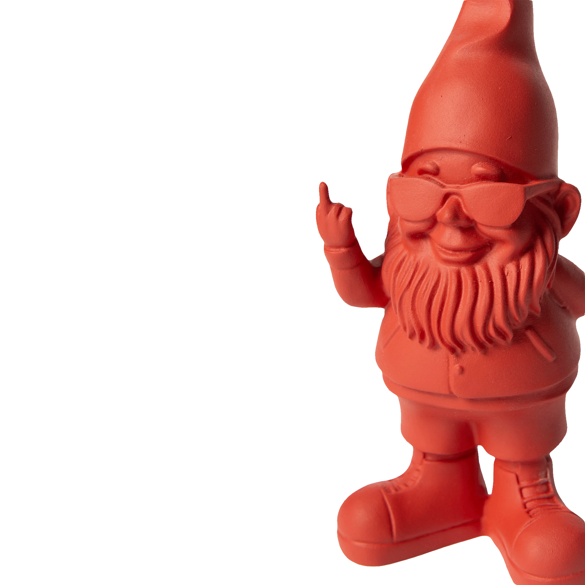 Gnome Bernado red 12 cm, Figur, Gnom, Roter Gnom, Miniaturfigur, Dekofigur