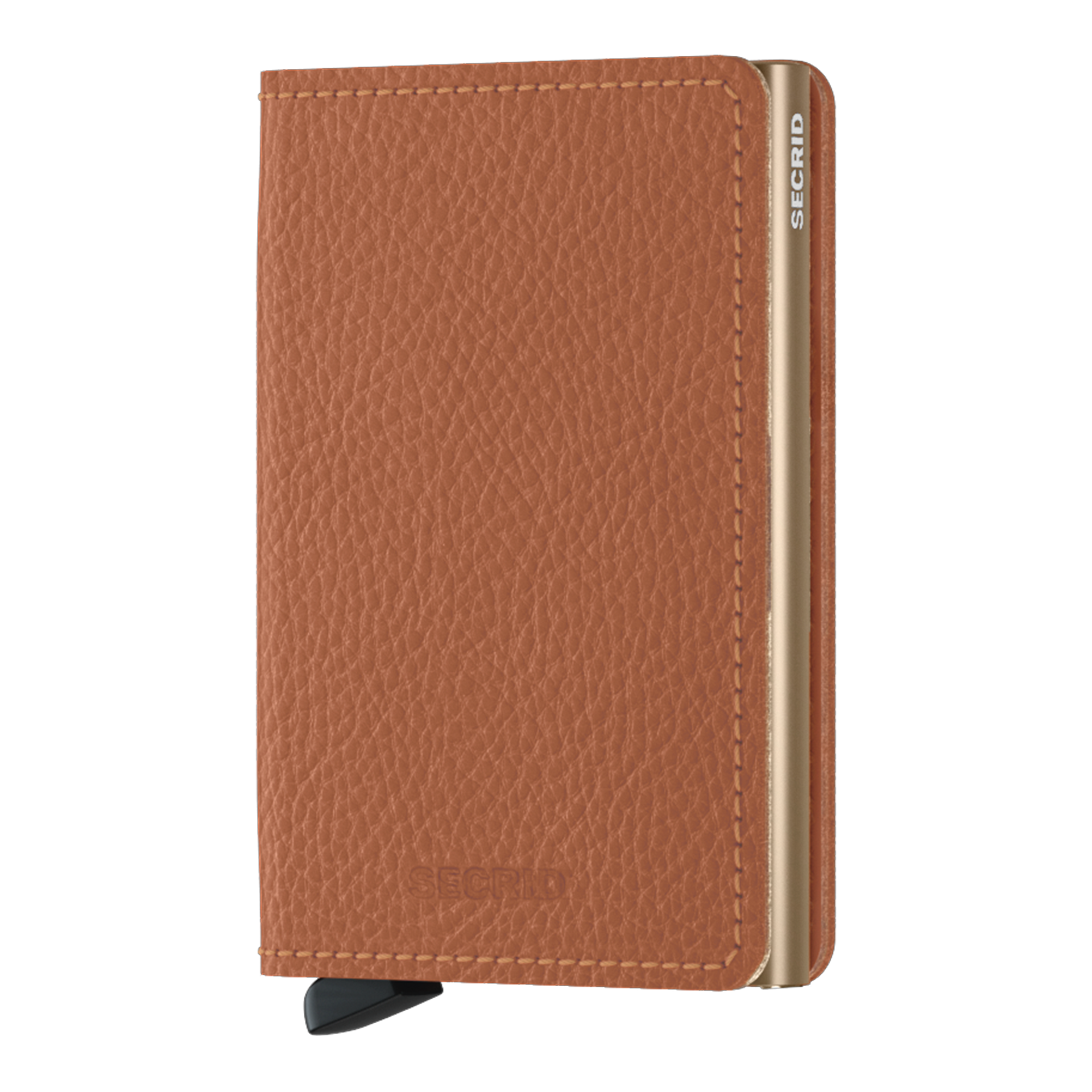 Secird Slimwallet Veg Karamell/Sand, Hülle, Leder, Braun, Kartenhülle, Schutzhülle