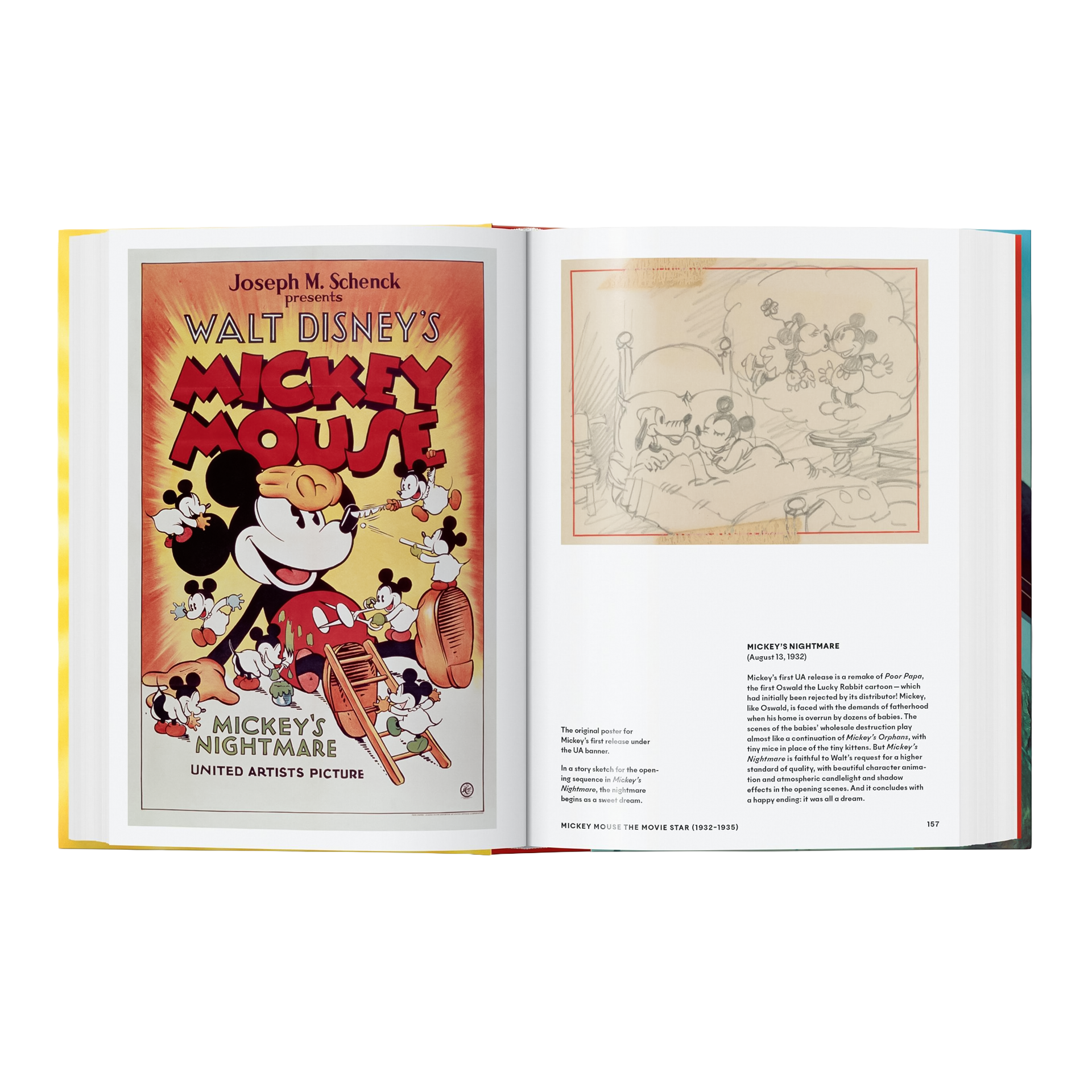 Coffee Table Book Walt Disneys Mickey Mouse. The Ultimative Chronicle, poster, Mickey Mouse, Disney, comic, book page