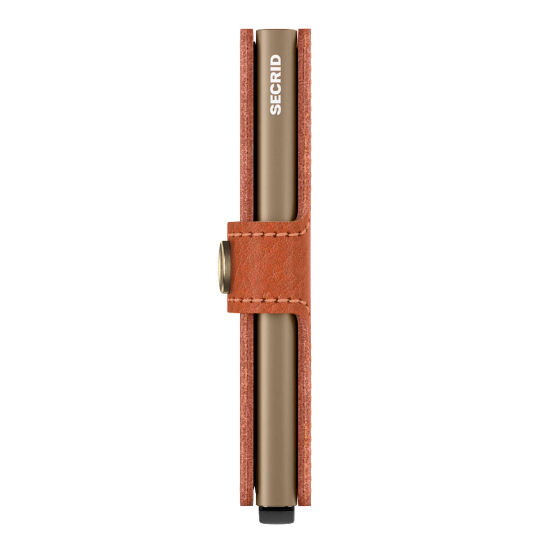 Secrid Miniwalet Veg Karamell/Sand, Stift, Kugelschreiber, Lederetui, Geldclip, Münzfach