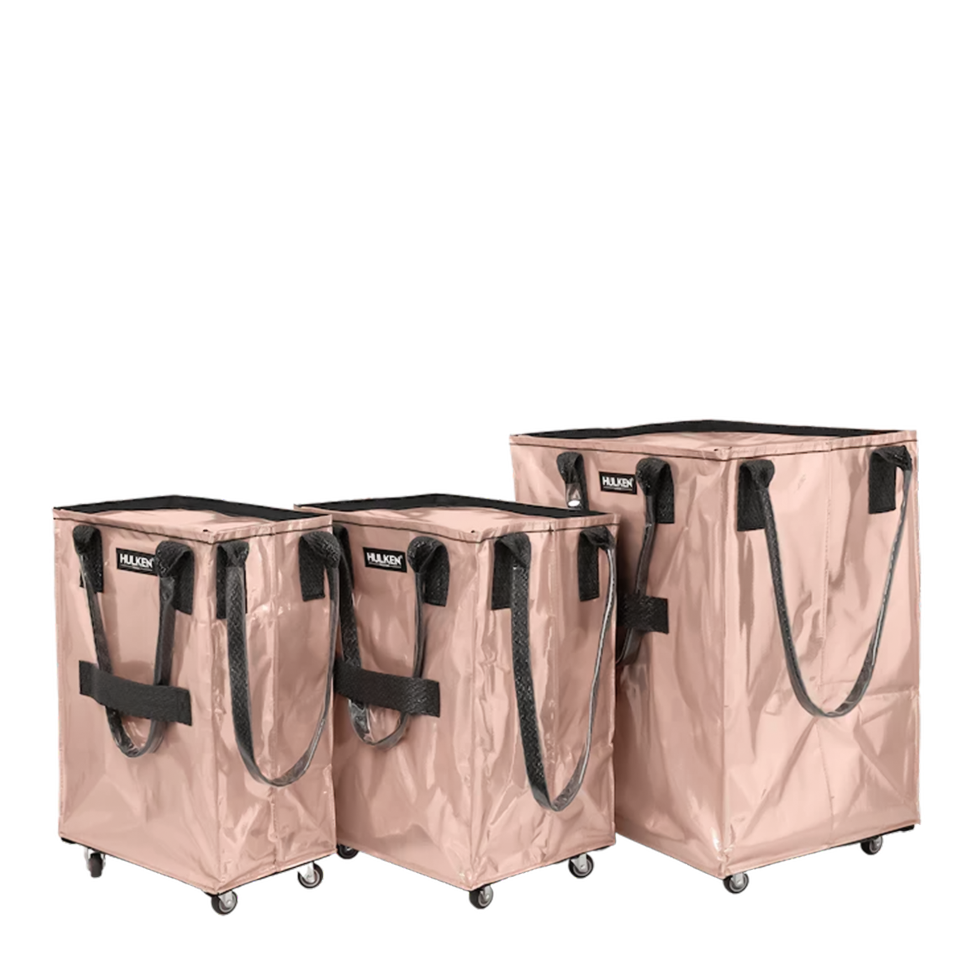 Hulken Original Rolling Tote Bag Everyday Hauls Medium Rosegold