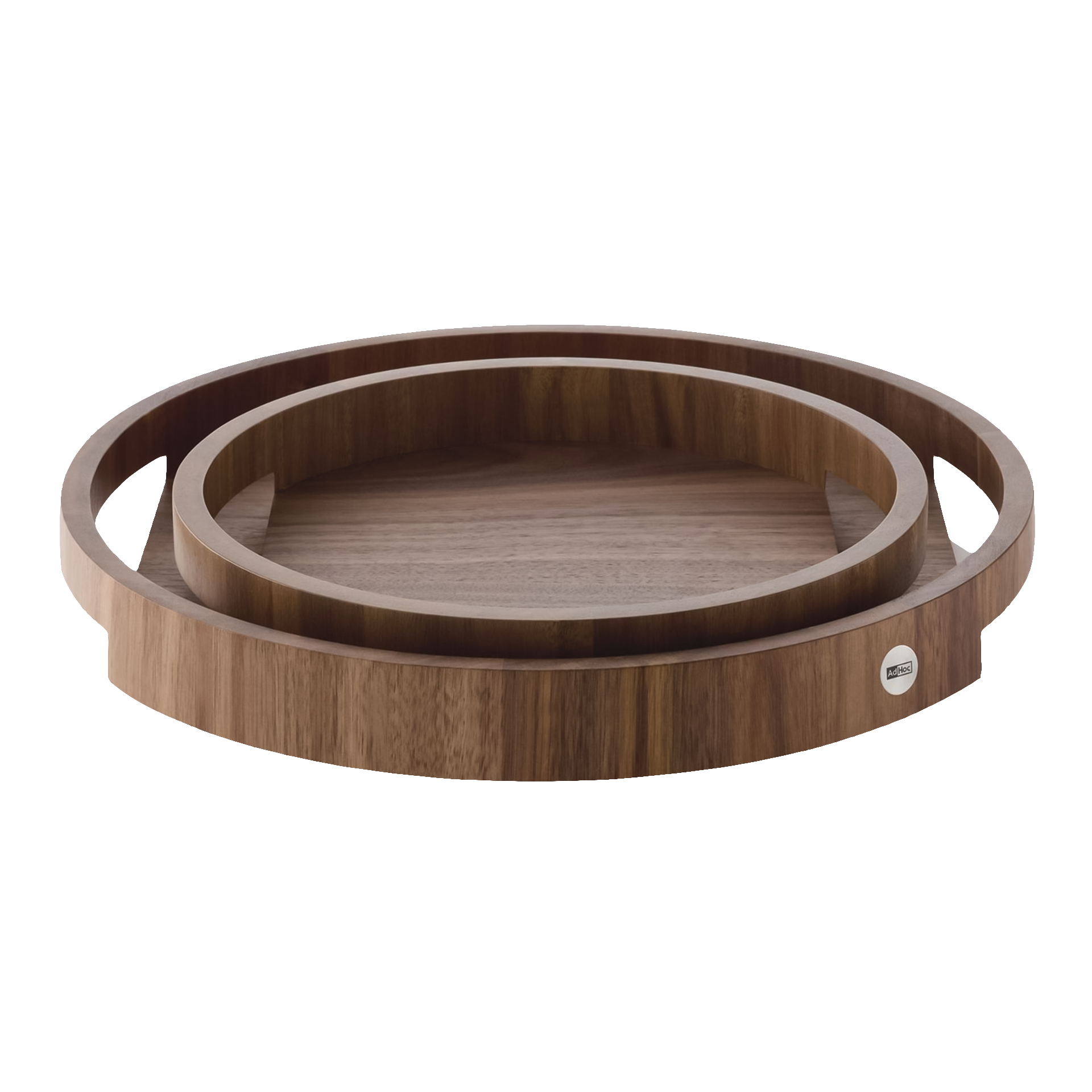 Serving Tray Round 50 cm, holz, holztable, rund, teilung, tablett