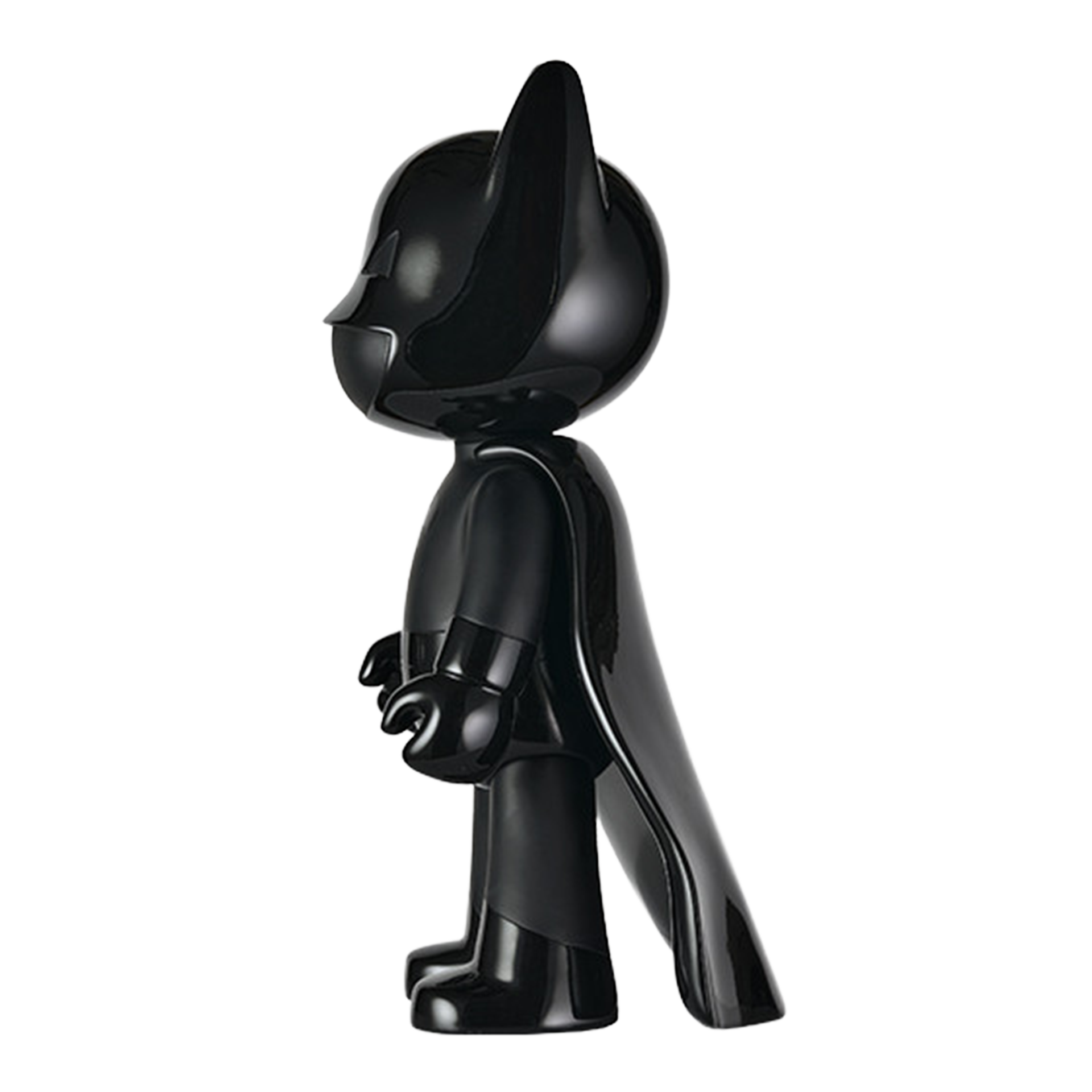 Batman 25 cm, Blacke Figur, Spielzeugfigur, Batman-ähnlich, Glänzendes Plastik, Miniatur