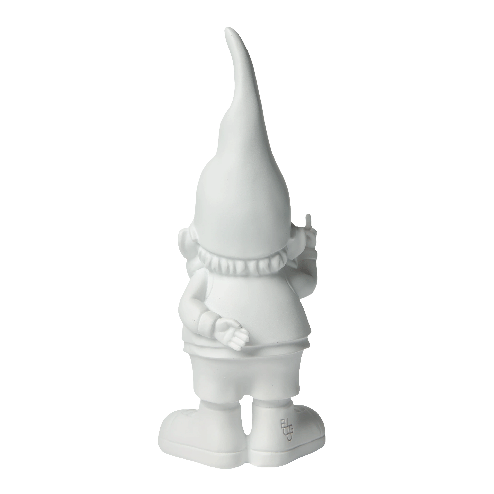 Gnome Bernado white 29 cm, Gnome, Figur, Gartenfigur, Kunststoff, weiß