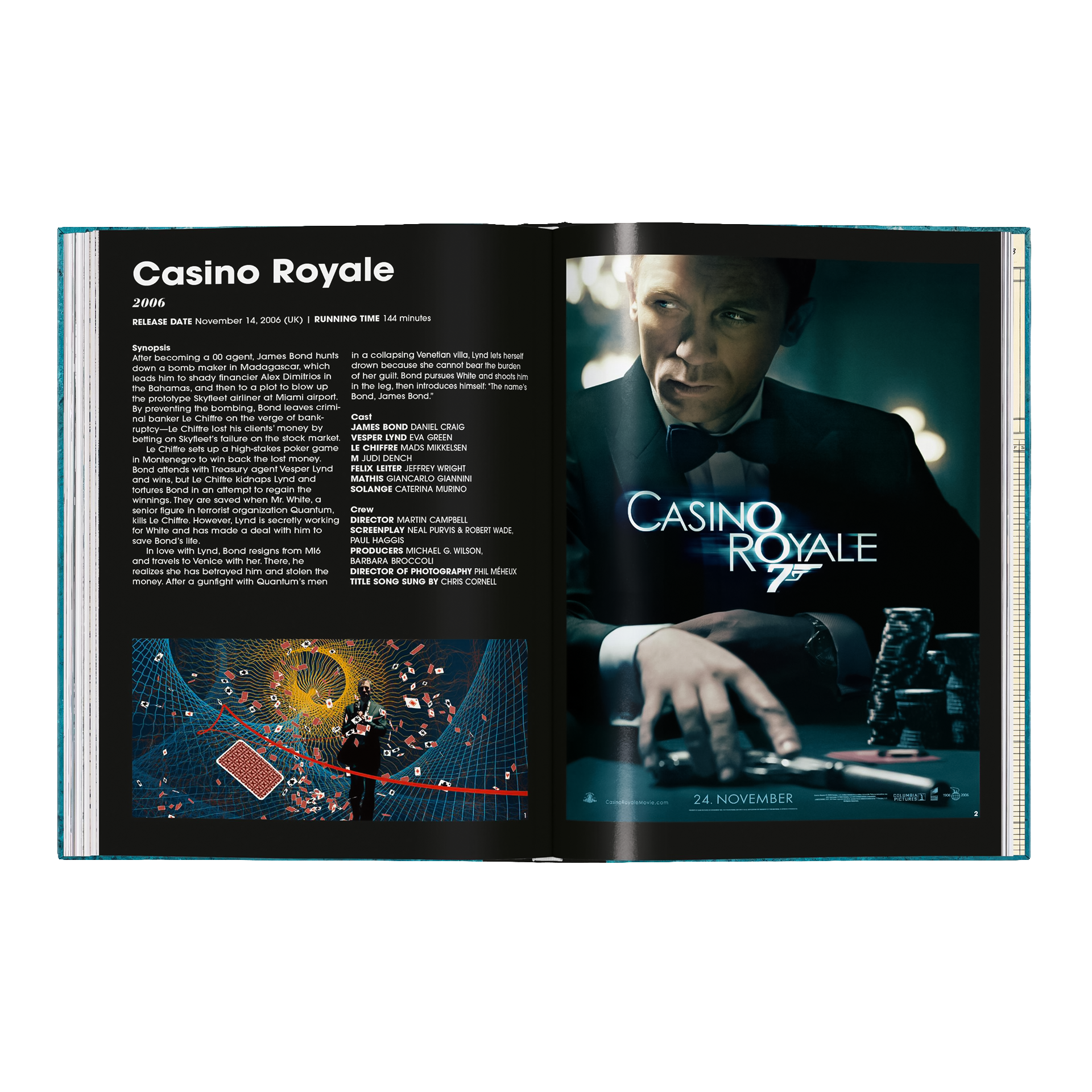 The James Bond Archives. The Complete Films, Casino Royale, Filmplakat, Bond-Film, Poker-Szene, Magazin-Beitrag