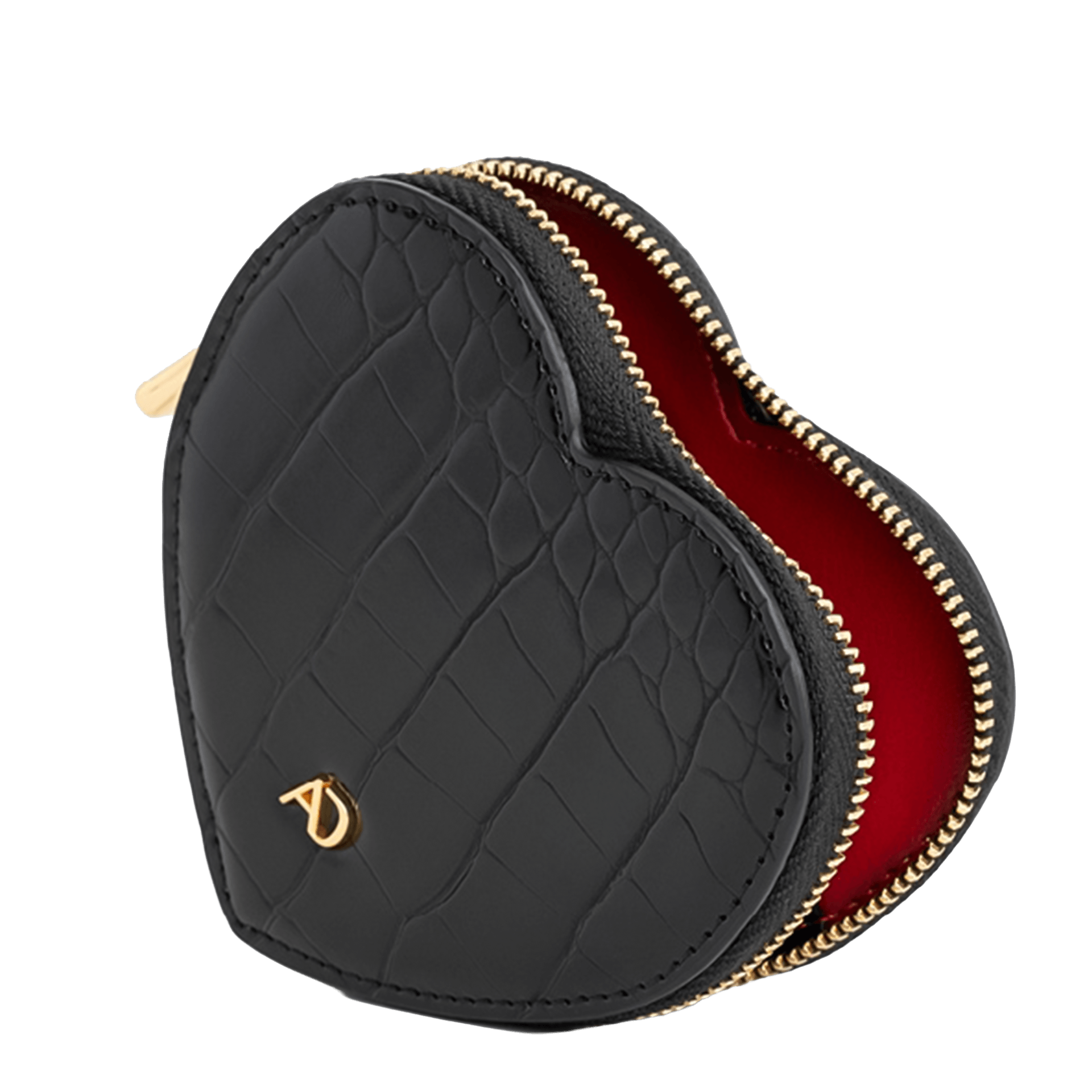 Any Di Heart Pocket croco black