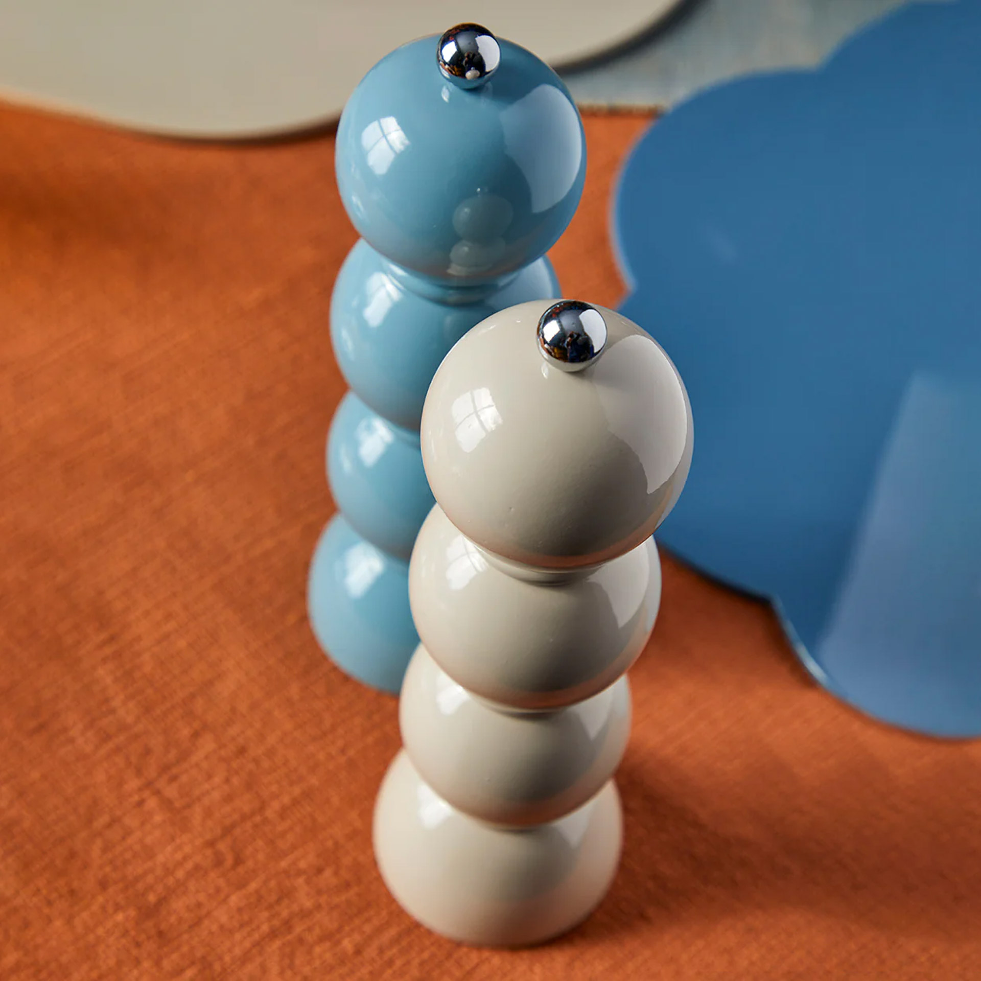 Salt- Pepper Mill chambray 24 cm, Spielzeug, Kugelstapel, Baustein, Deko, Pastellfarben