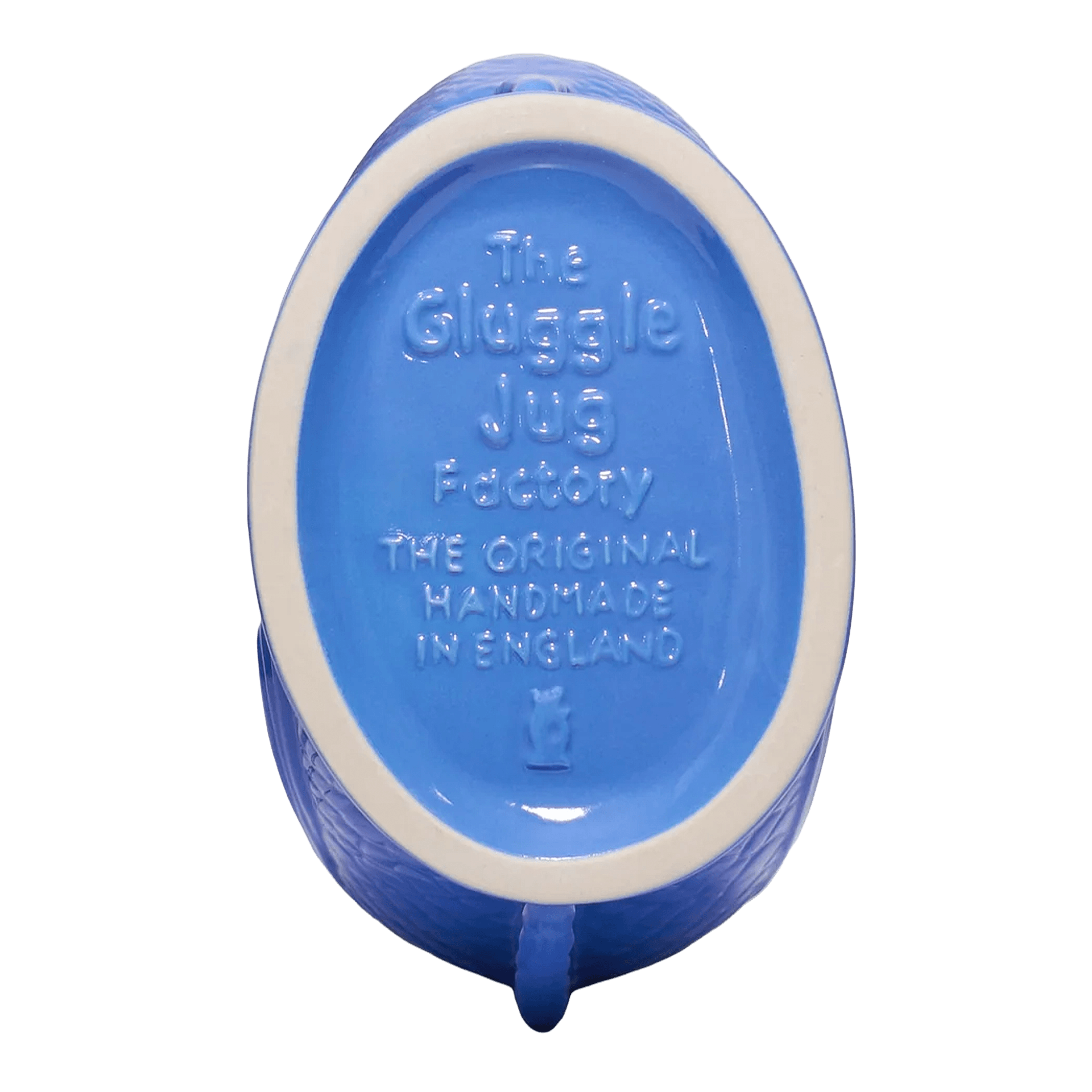 Gluckigluck, Lustre Collection, Jug Special Edition sea blue XL 1.20 l, Tughee?, The Gluggle Jug Factory, handmade, England, blue jug