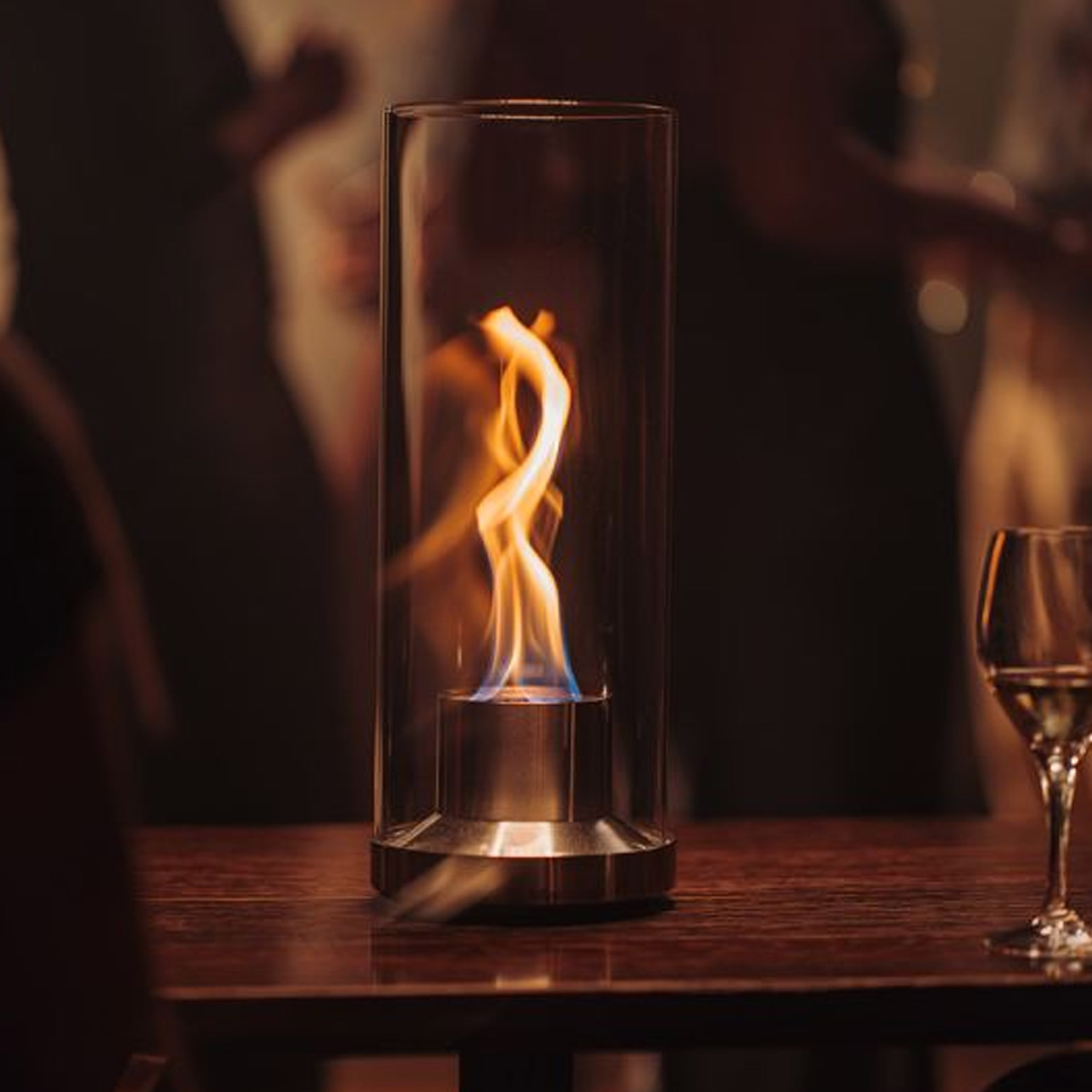 höfats Dance Tischfeuer 1200 Silber