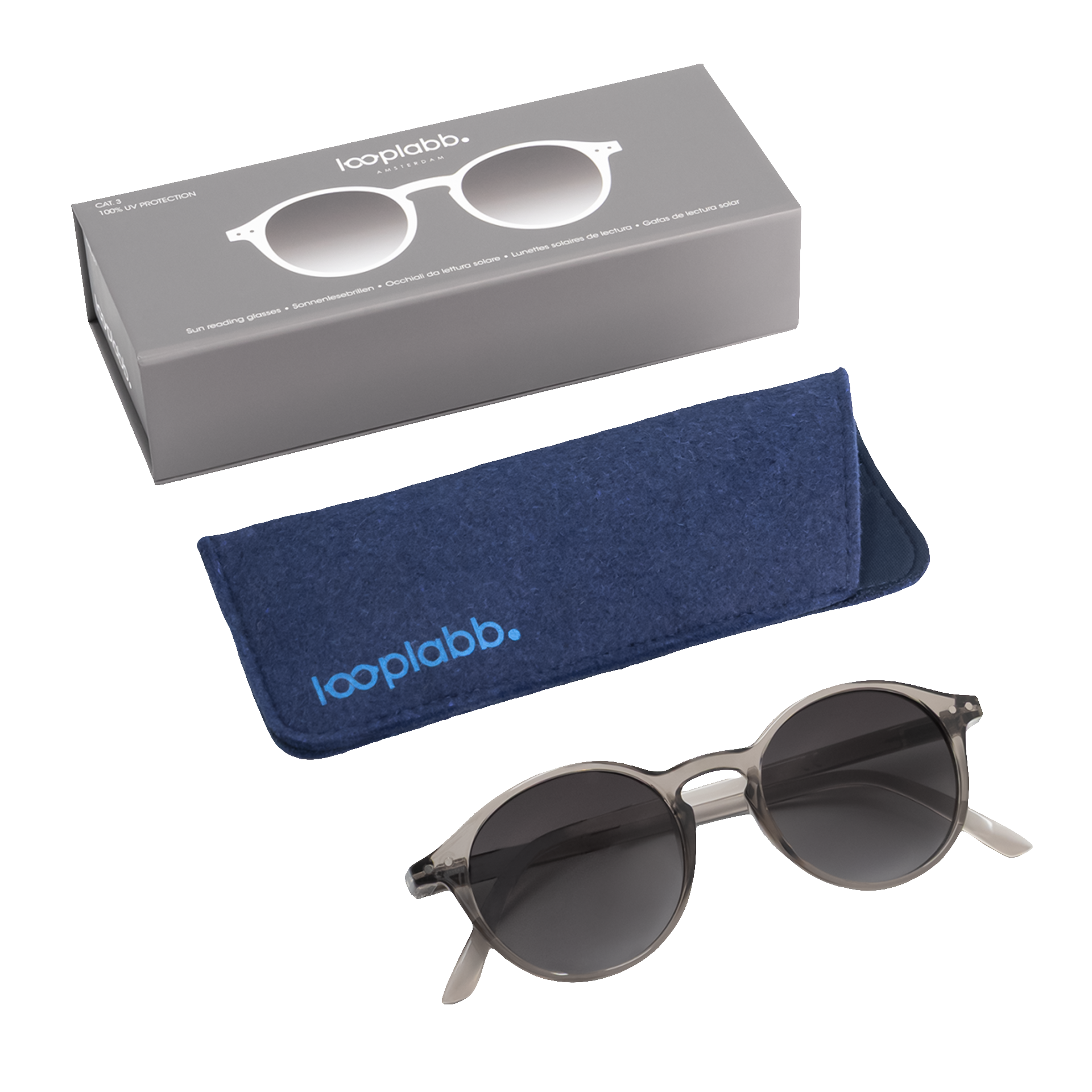 Looplabb Sonnenbrille FAUST SUN Crystal Black