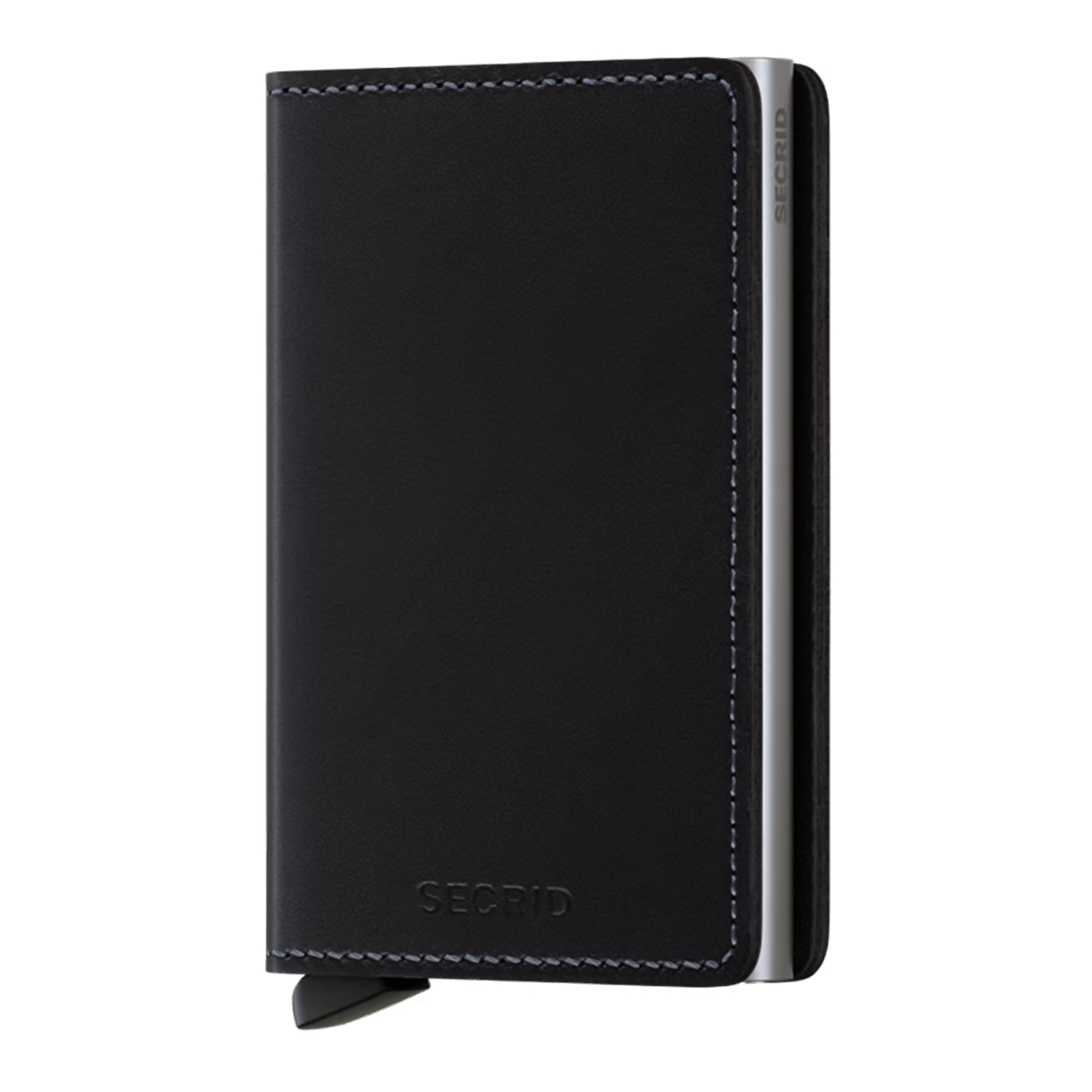 Secrid Slimwallet Original Schwarz, Hülle, Leder, Schwarz, Kartenhülle, Stifthalterung