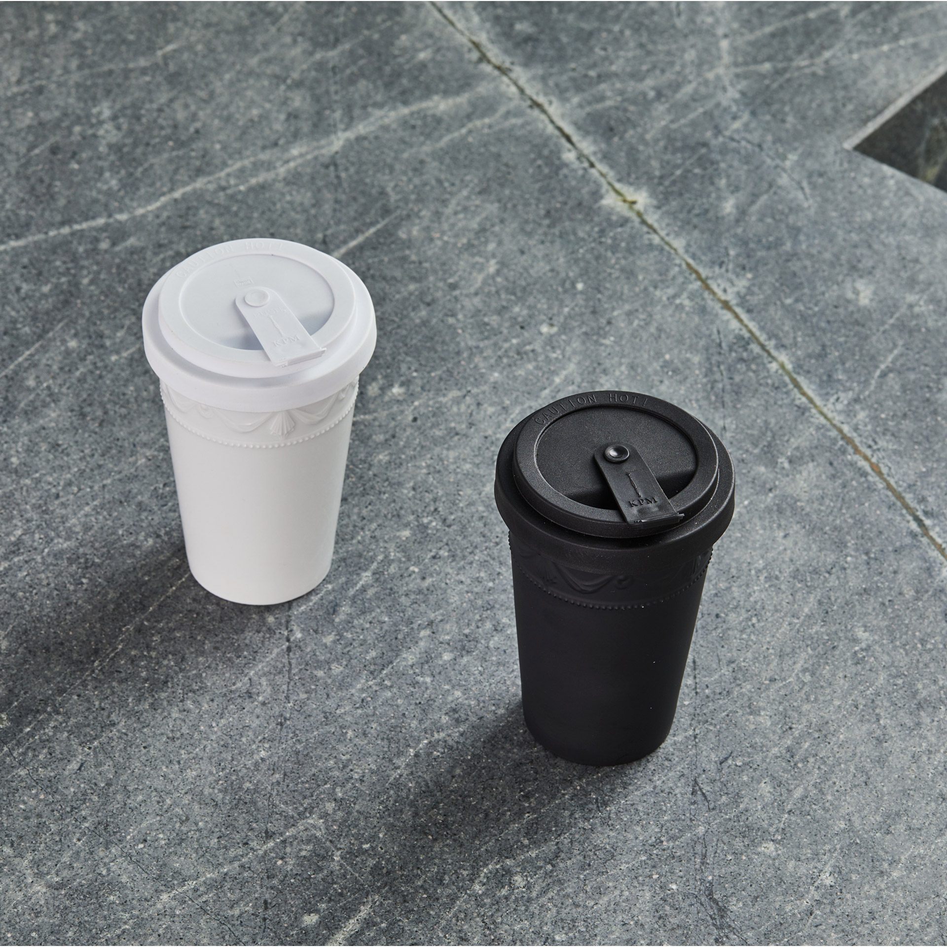 Coffee To-Go Mug 0,35 l Weiß, Becher, To-Go-Becher, Kaffee-Uraga, Einwegbecher, Papierbecher