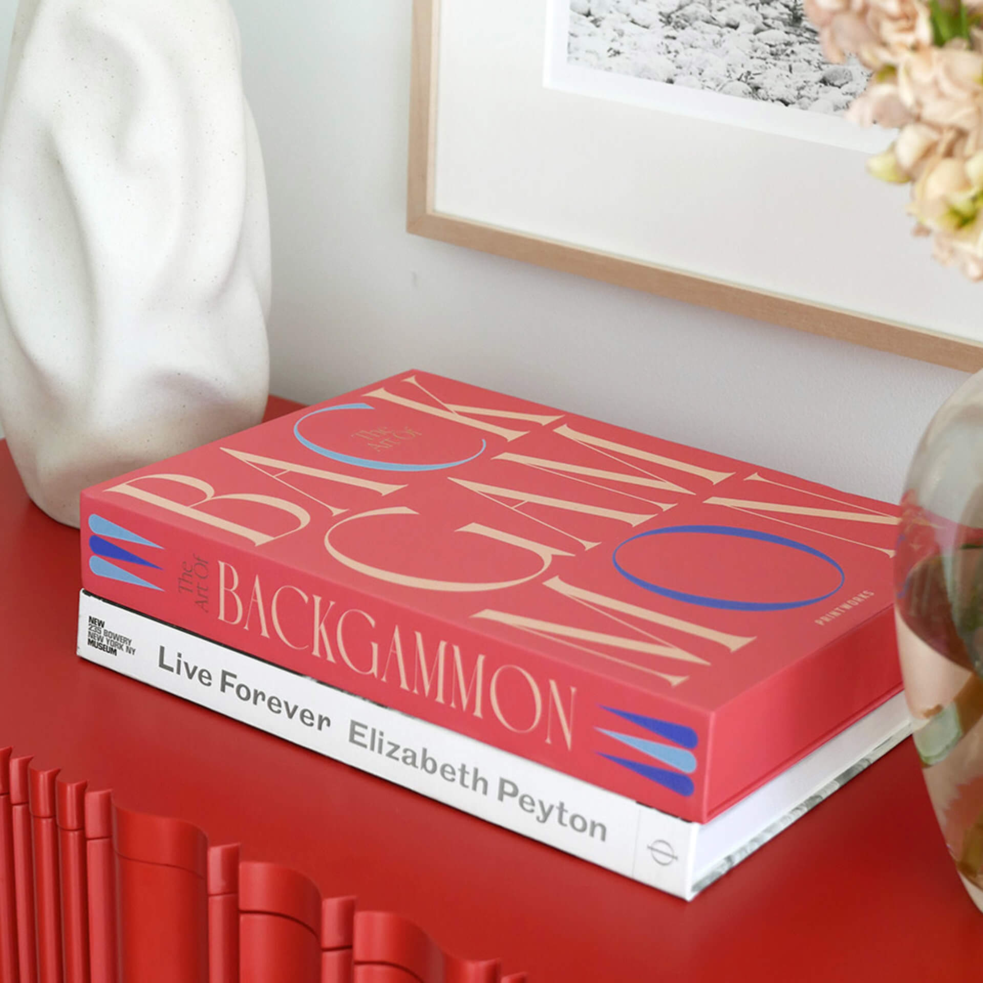 PRINTWORKS Classic Backgammon Rot