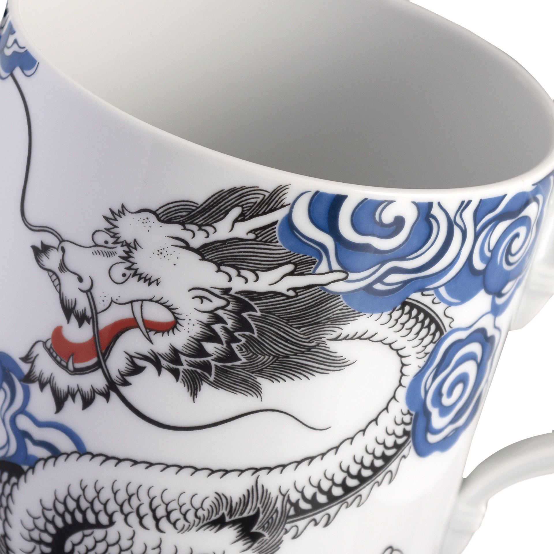 Meissen Henkelbecher Glücksdrache