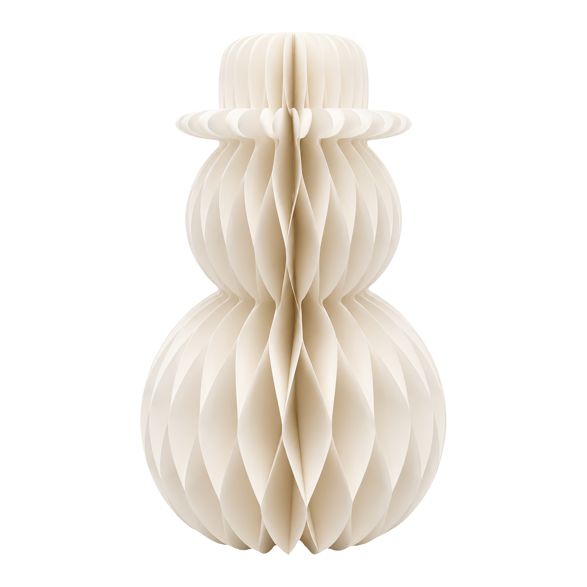 Scheulen Papier-Schneemann Weiß