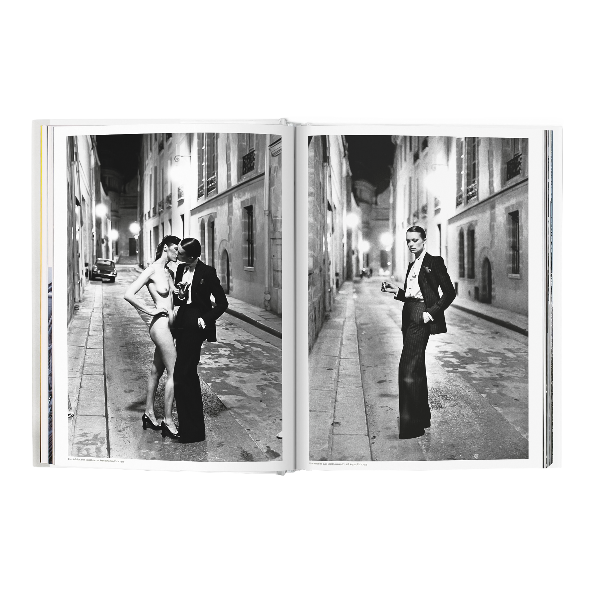 Coffee Table Book Helmut Newton. SUMO,  Street, nachtgasse, schwarzweiß, paar, formelle bekleidung