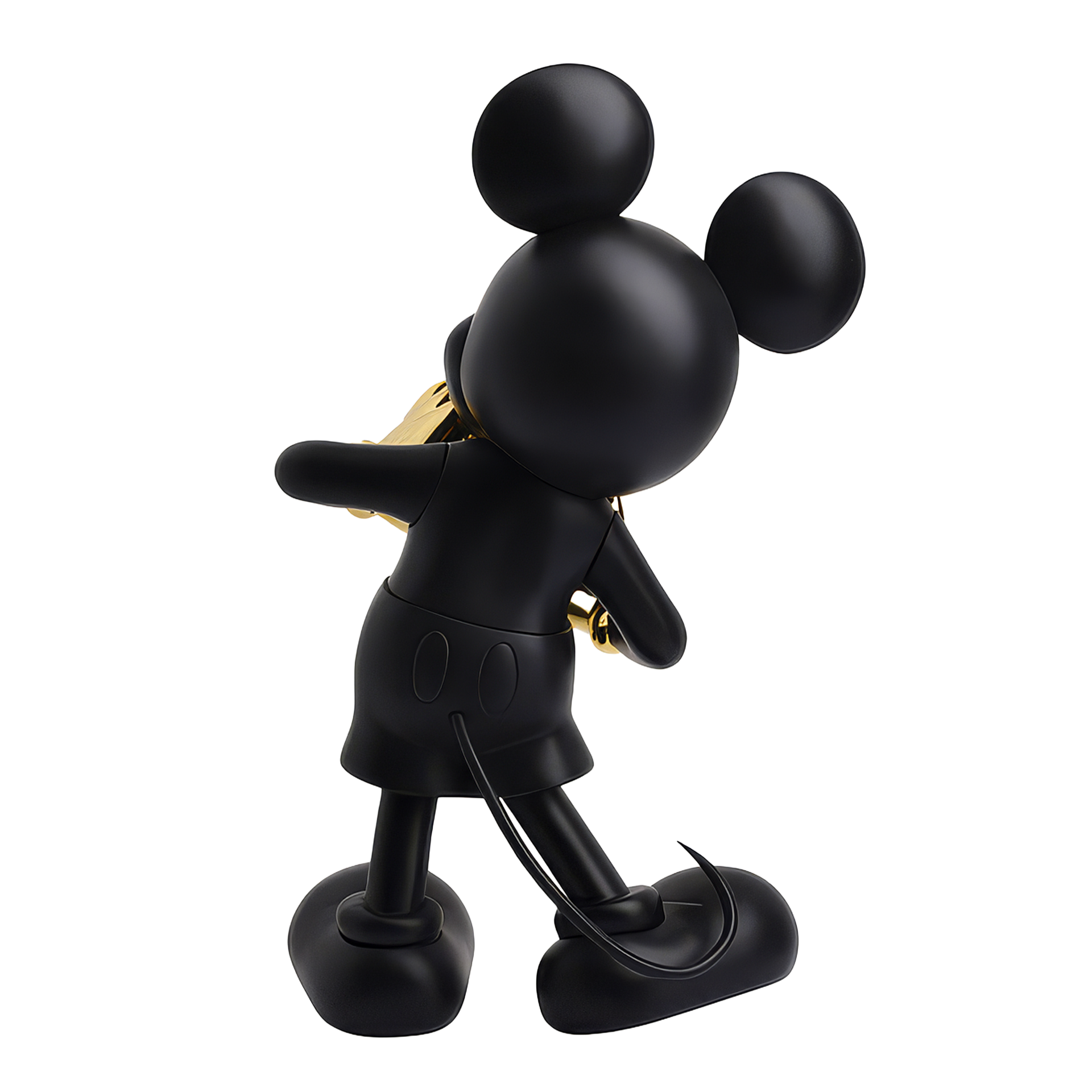 Mickey with Love by Kelly Hoppen black & gold 30 cm, Mausfigur, Figur, Skulptur, Schwarz, Kunstfigur