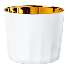 Sieger Goblet Sip of Gold Facets White