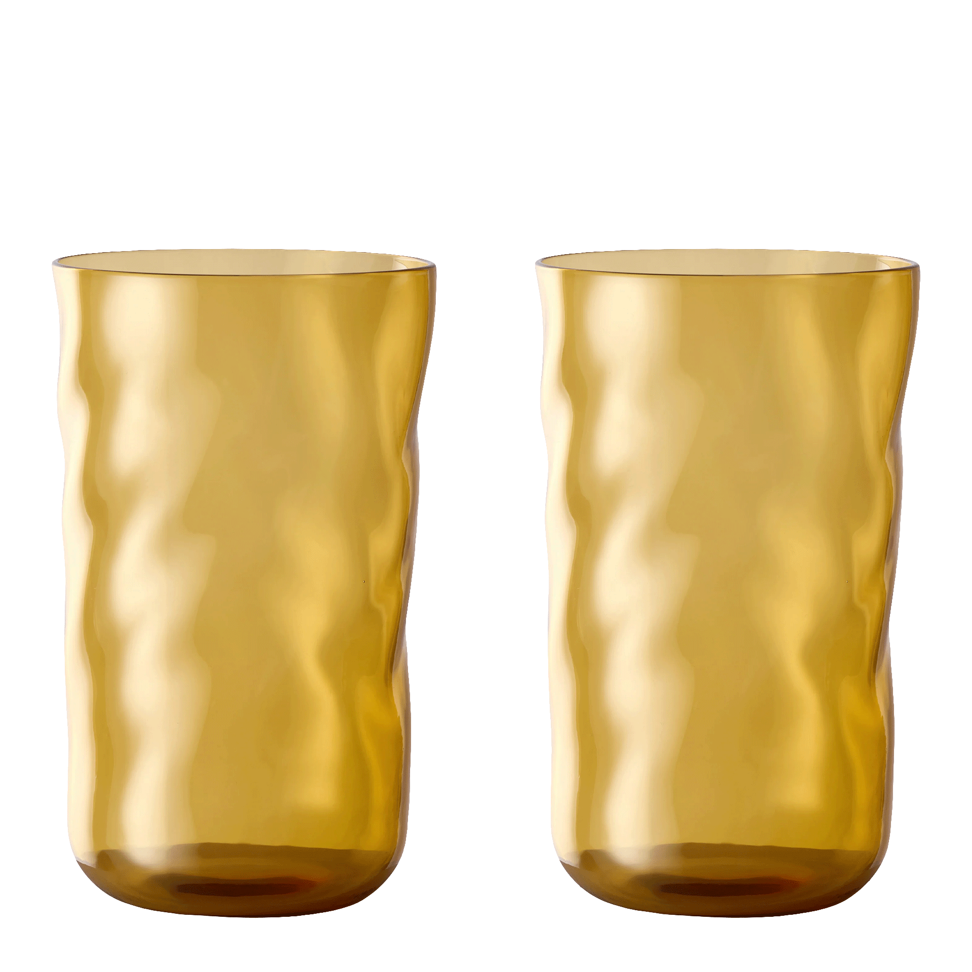 Longdrink Glasses Dune 0.46 l Set of 2, gläser, vaso, goldfarben, duo, trinkglas
