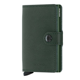 Secrid, Original, Wallet, portemonnaie, kartenhalter, grün, leder, druckknopfverschluss