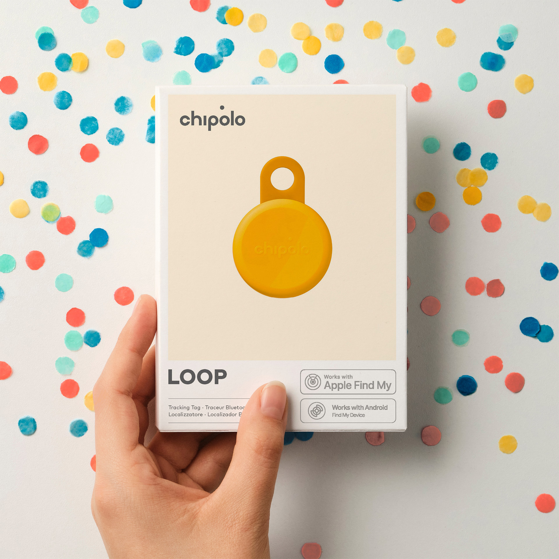 Bluetooth-Tracker Key Honey, Lokaliseur, Schlüsselanhänger, Bluetooth, Tracker, Loop