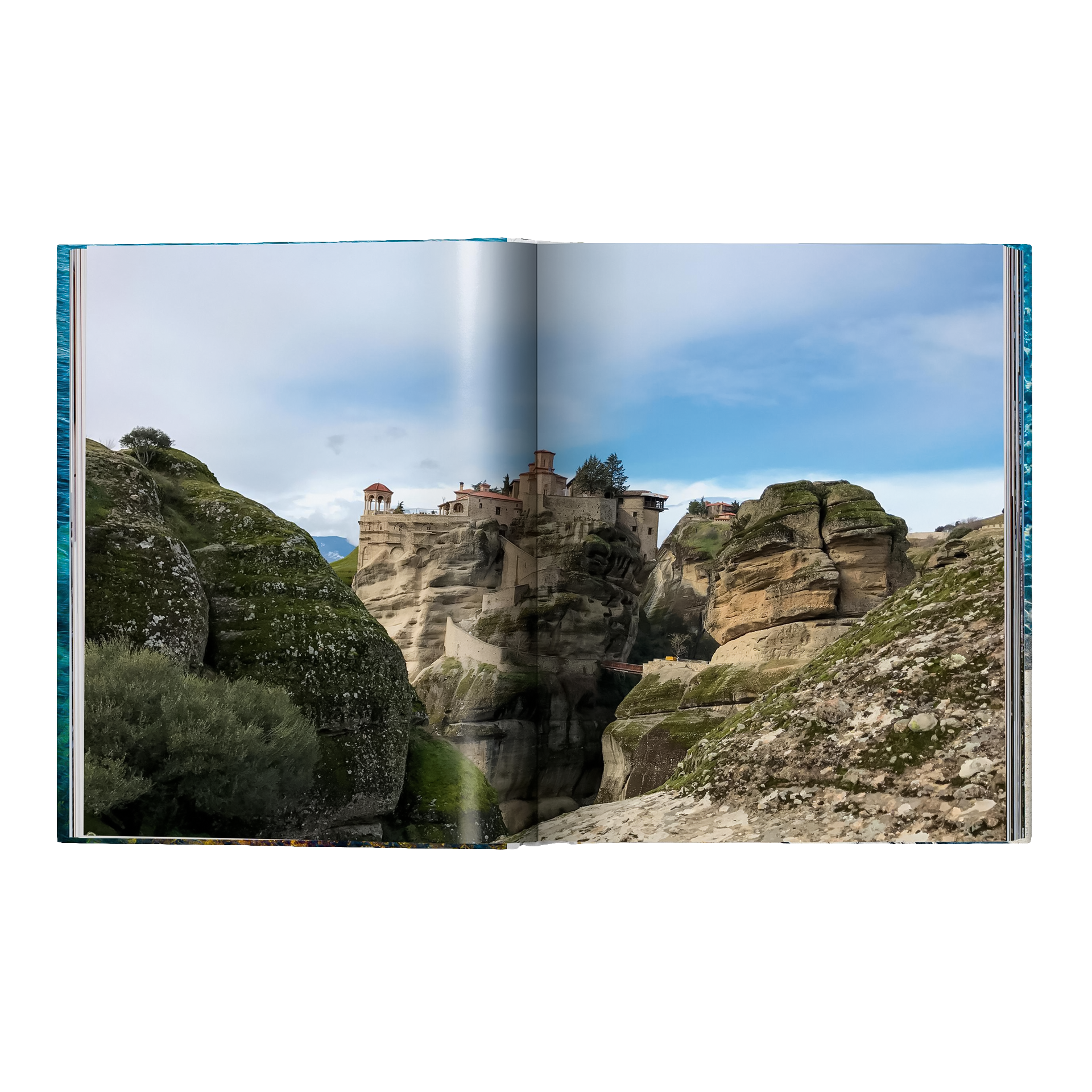 Coffee Table Book Great Escapes Greece, Felsklippe, Burg, Kloster, Panorama, Felsenlandschaft