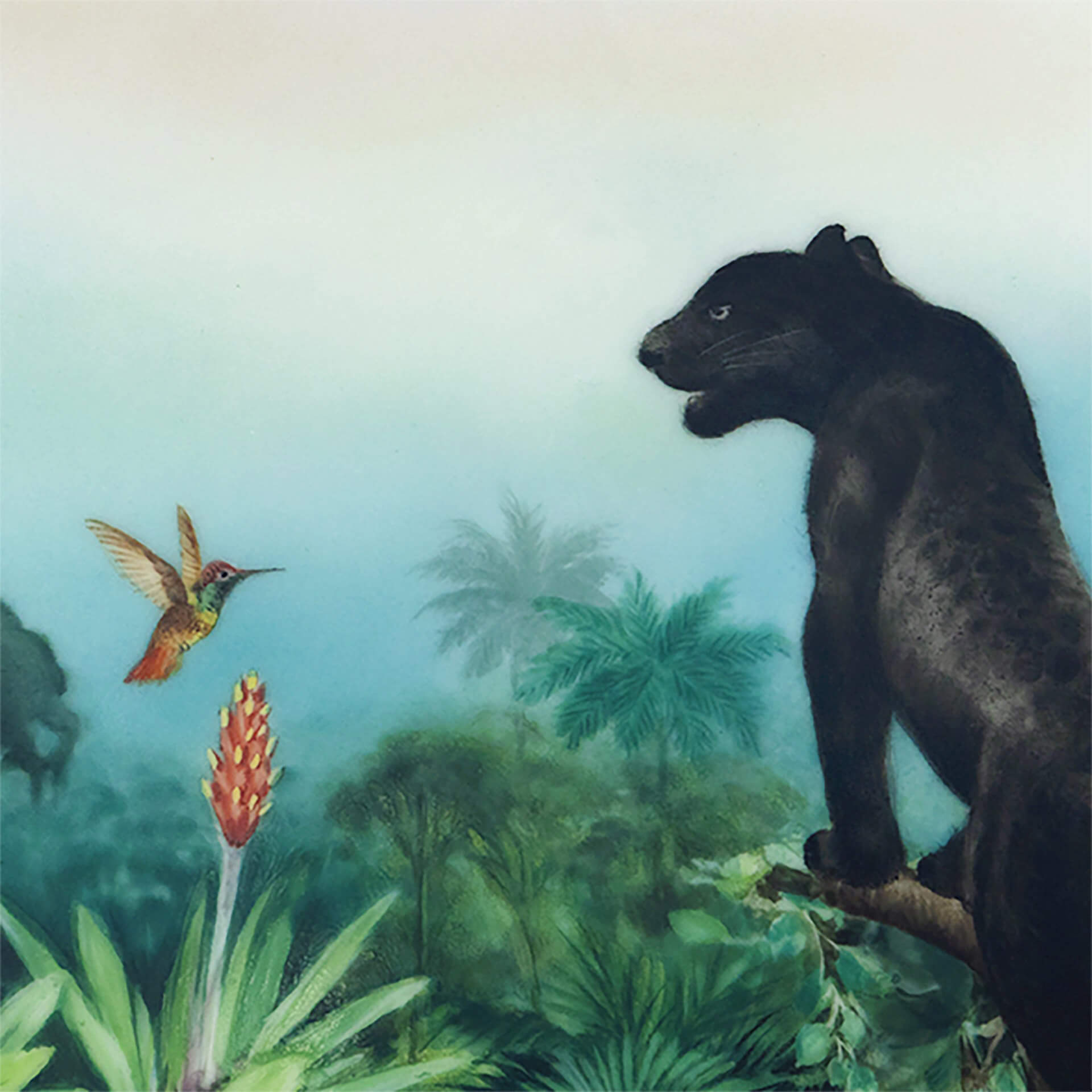 Meissen Amazonas Collection Henkelbecher Black Panther