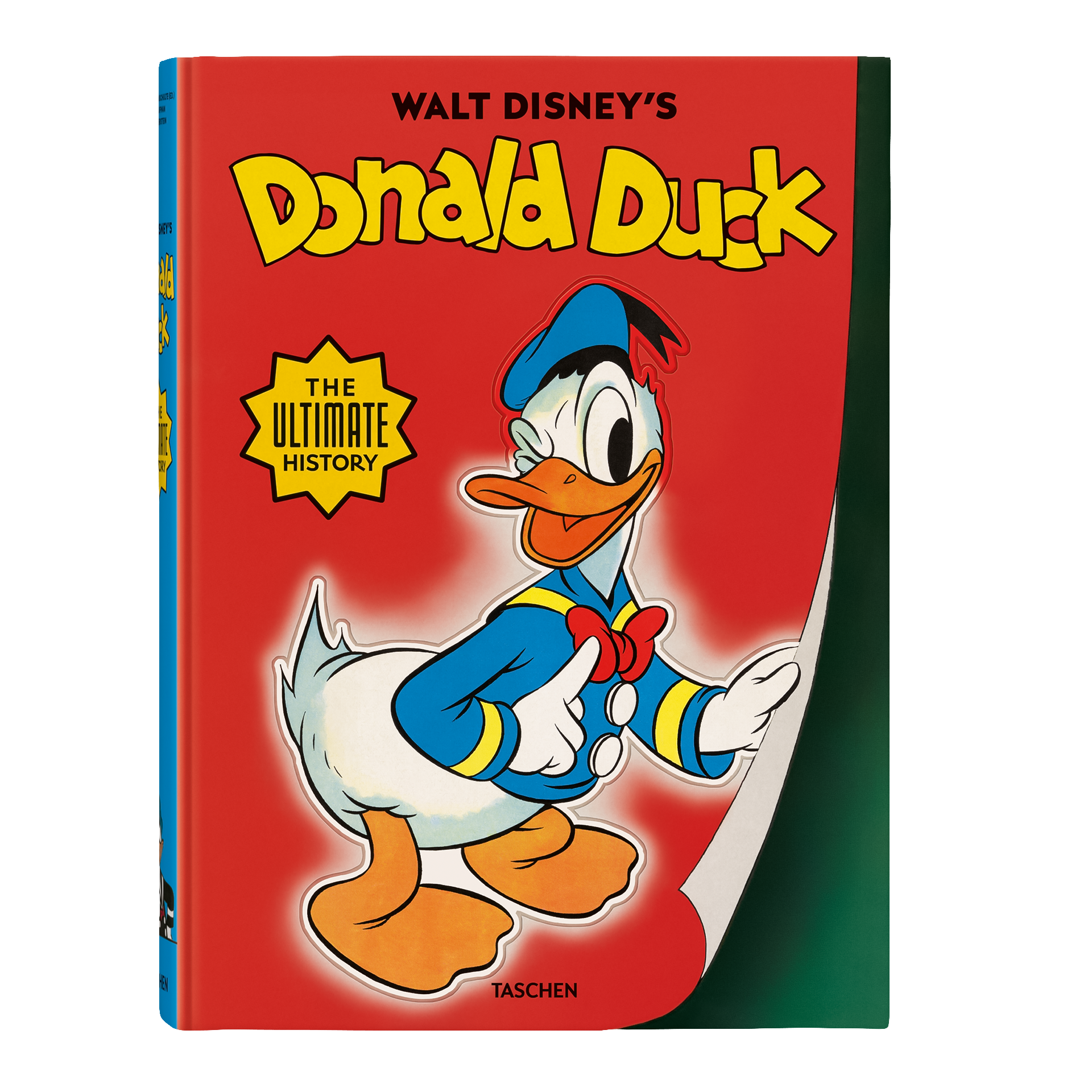 Coffee Table Book Walt Disney's Donald Duck. The Ultimate History, Donald Duck, Comicbuch, Hardcover, Rotes Cover, Charakterbildung