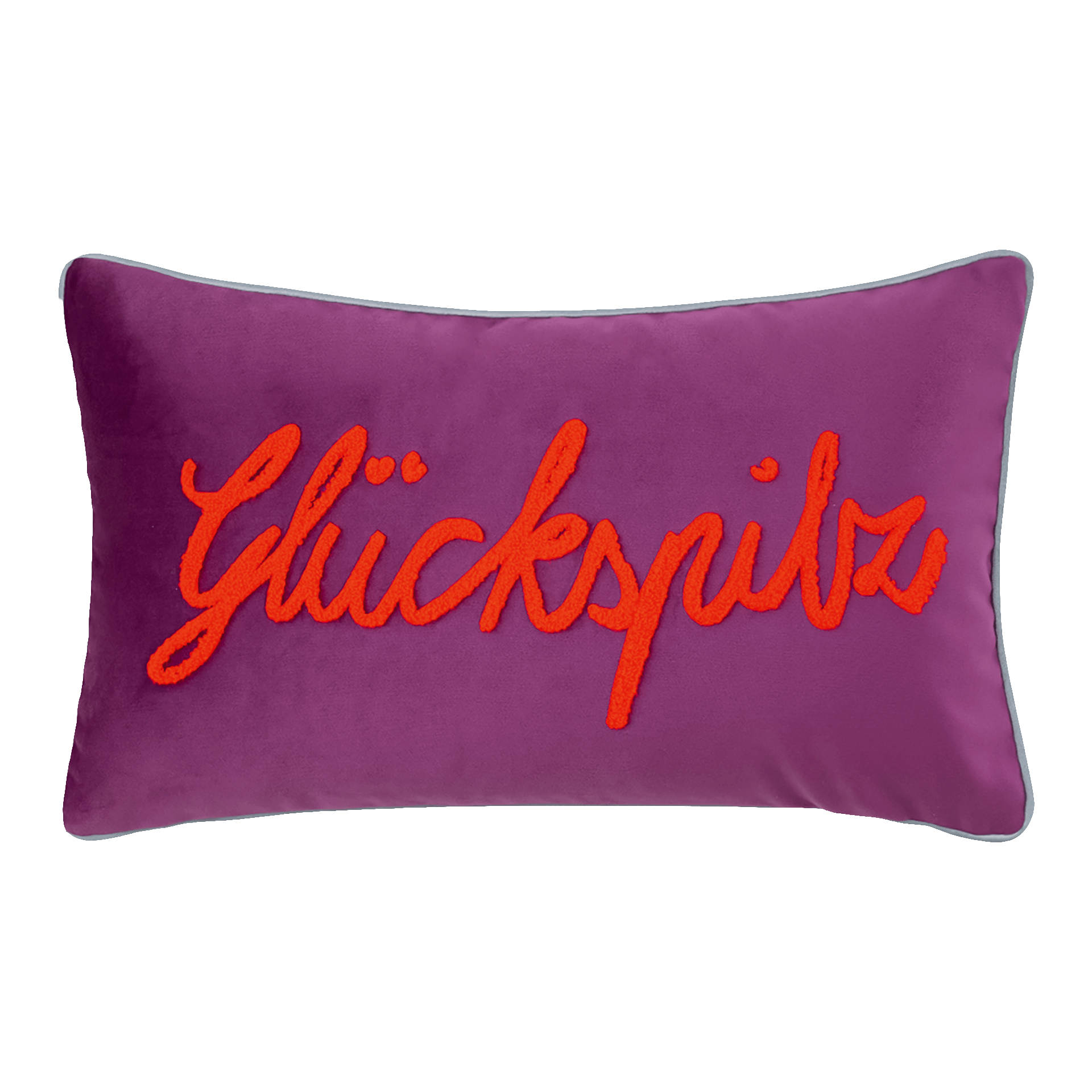 pad LETTERS Kissenbezug Glückspilz