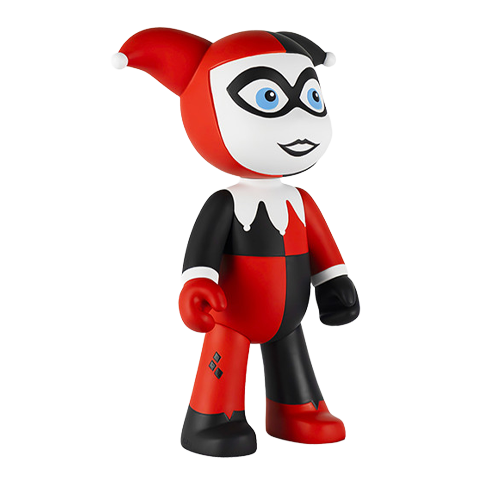 Harley Quinn 25 cm, Figur, Harlekin, Rot-schwarz, Spielzeugfigur, Maskenfigur